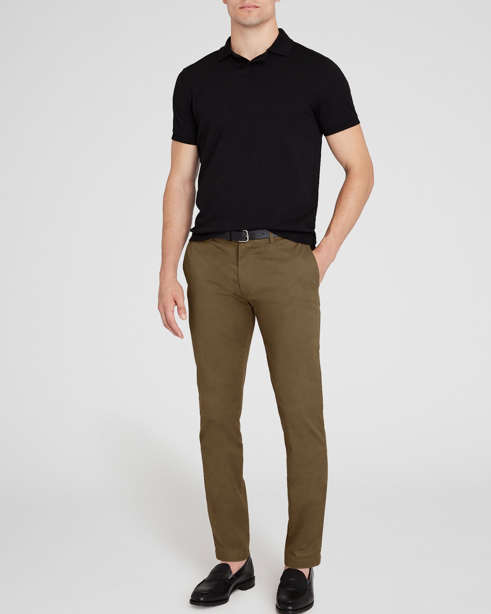 CLUB MONACO - Connor Chino - Olive Drab