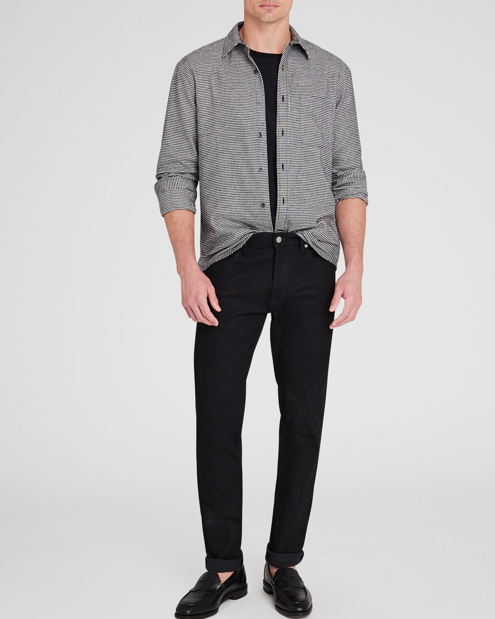 CLUB MONACO - Denim ultra ajusté - Noir