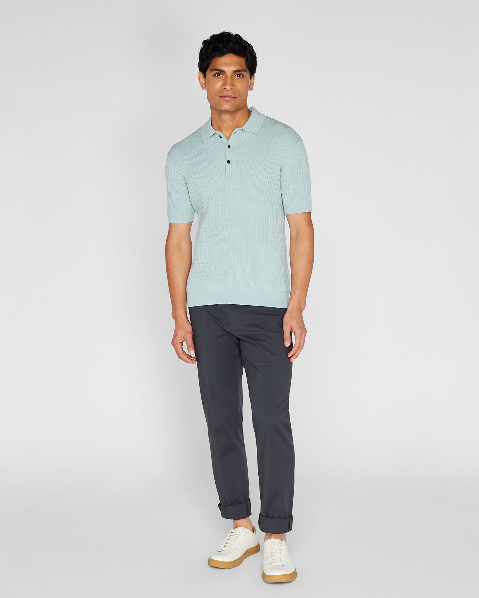 CLUB MONACO - Pantalon habillé contemporain - Obsidienne