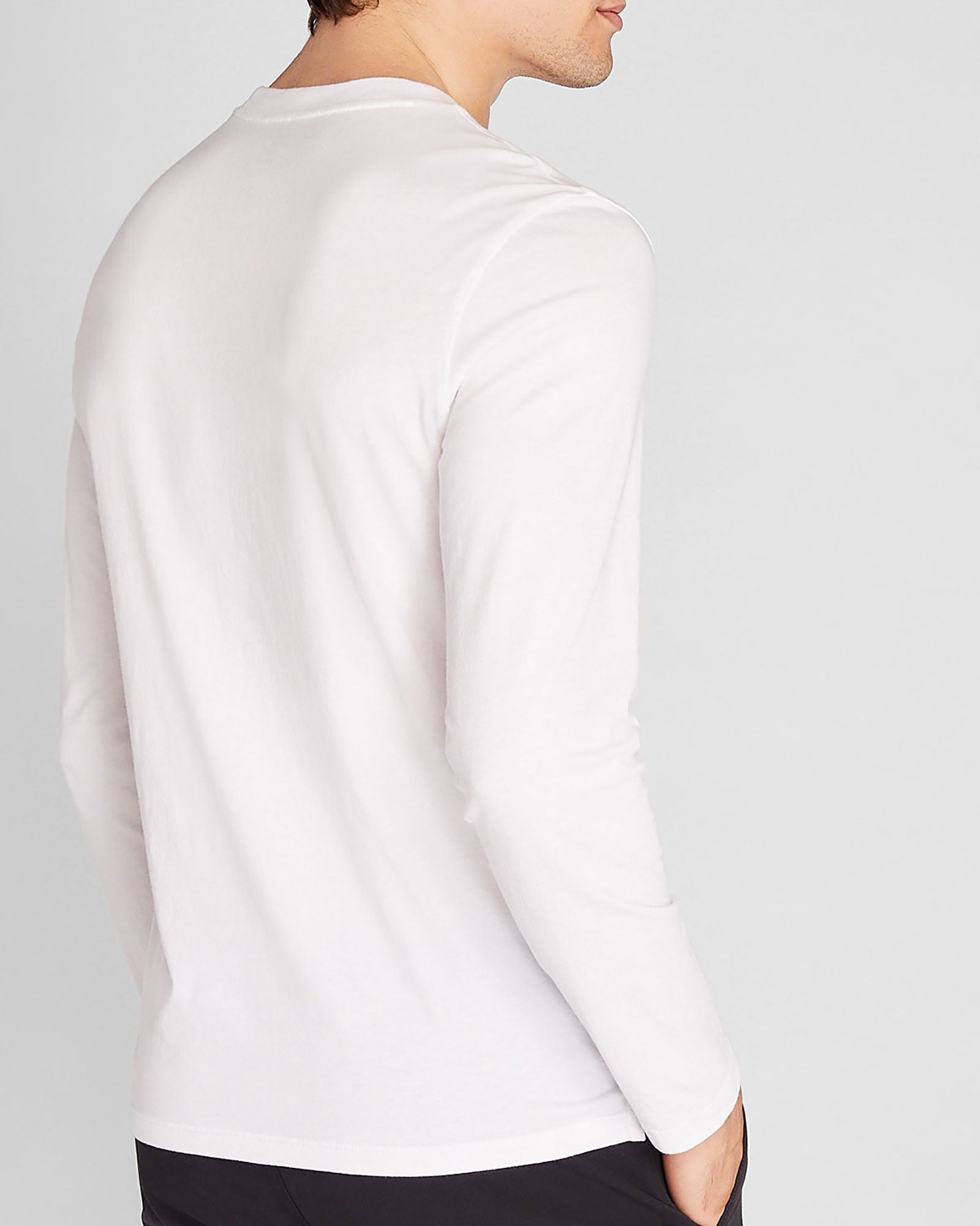 CLUB MONACO - Williams Long-Sleeve Tee - White