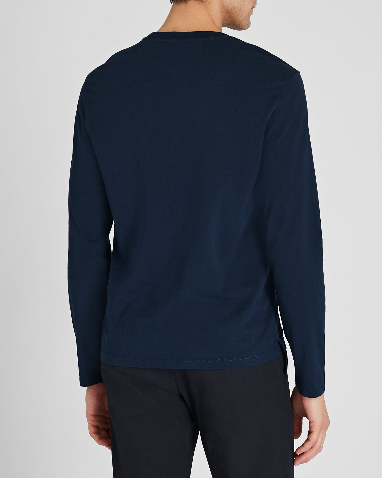 CLUB MONACO - Williams Long-Sleeve Tee - Navy