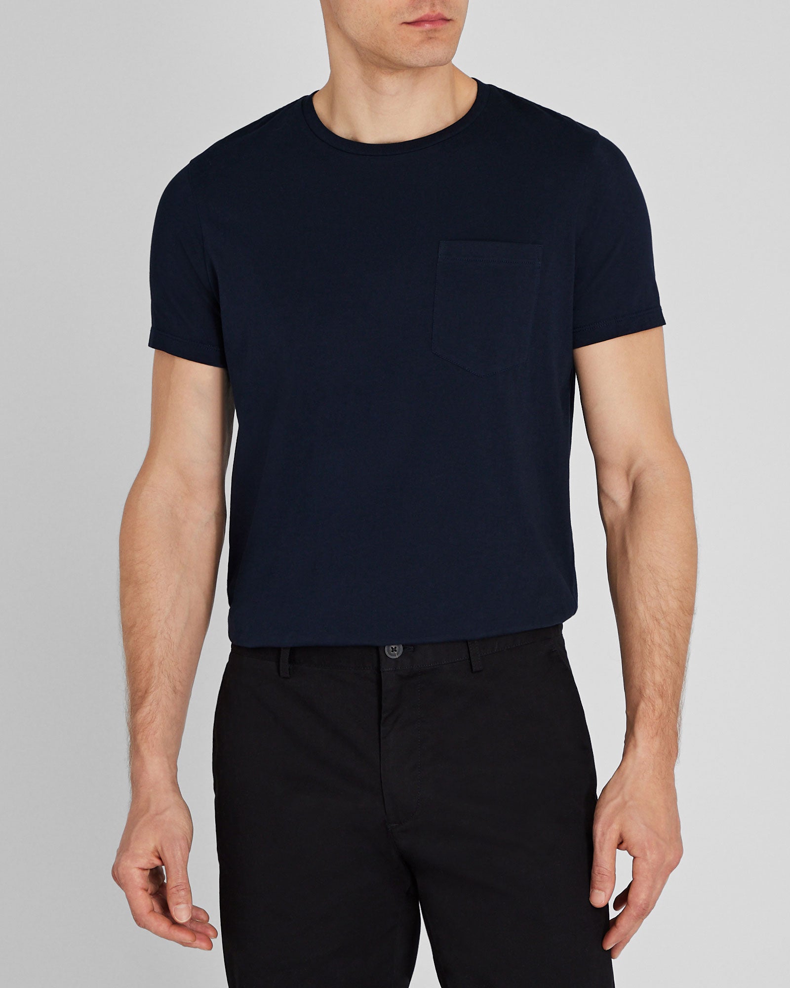 CLUB MONACO - T-shirt à poche Williams - Marine