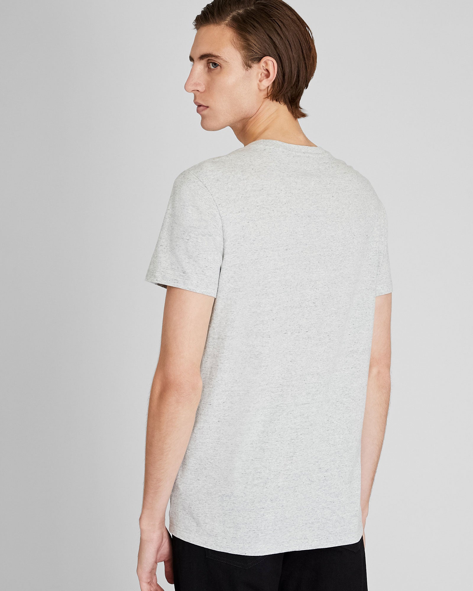 CLUB MONACO - T-shirt à poche Williams - Gris Chiné