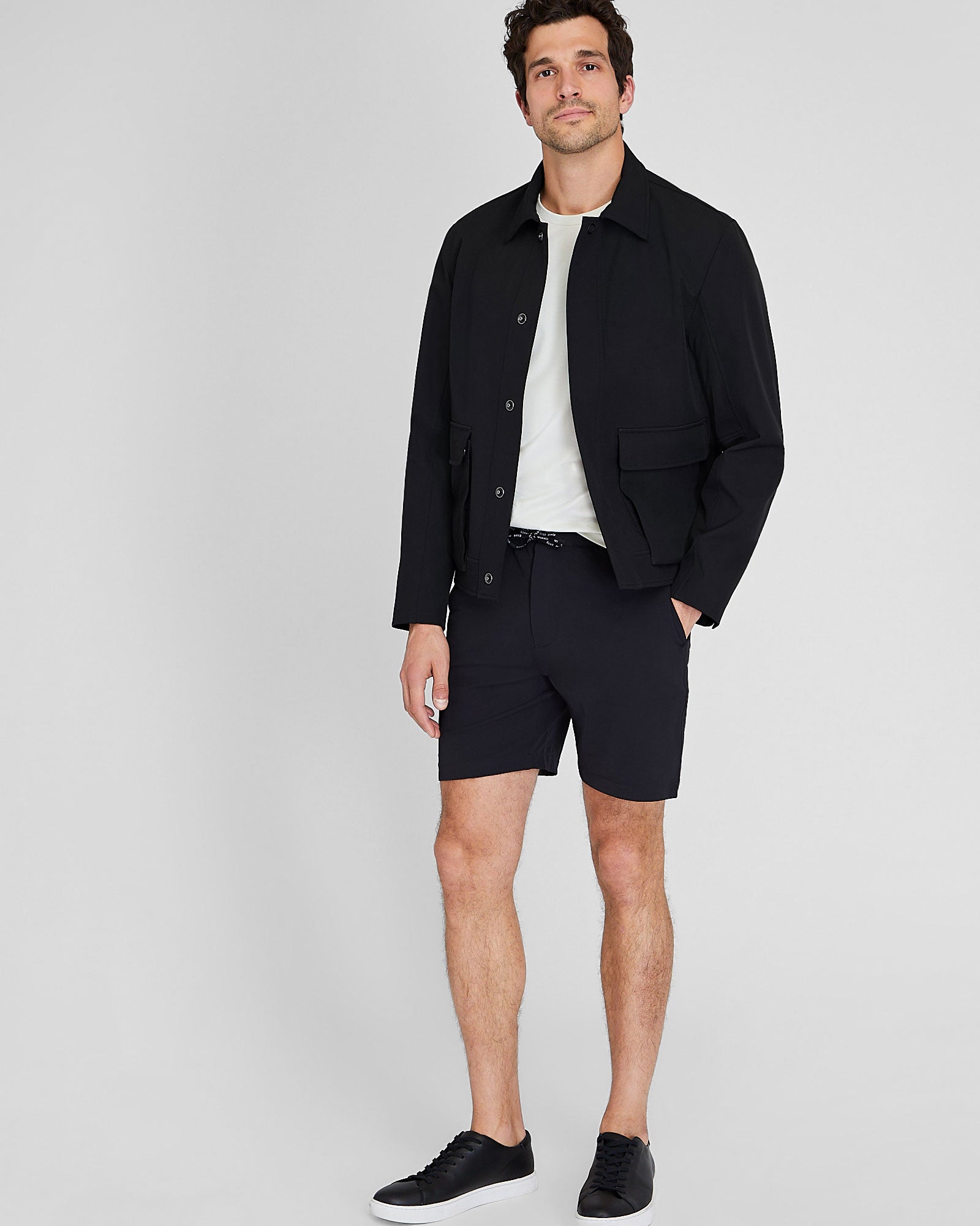 CLUB MONACO - Short de sport - Noir