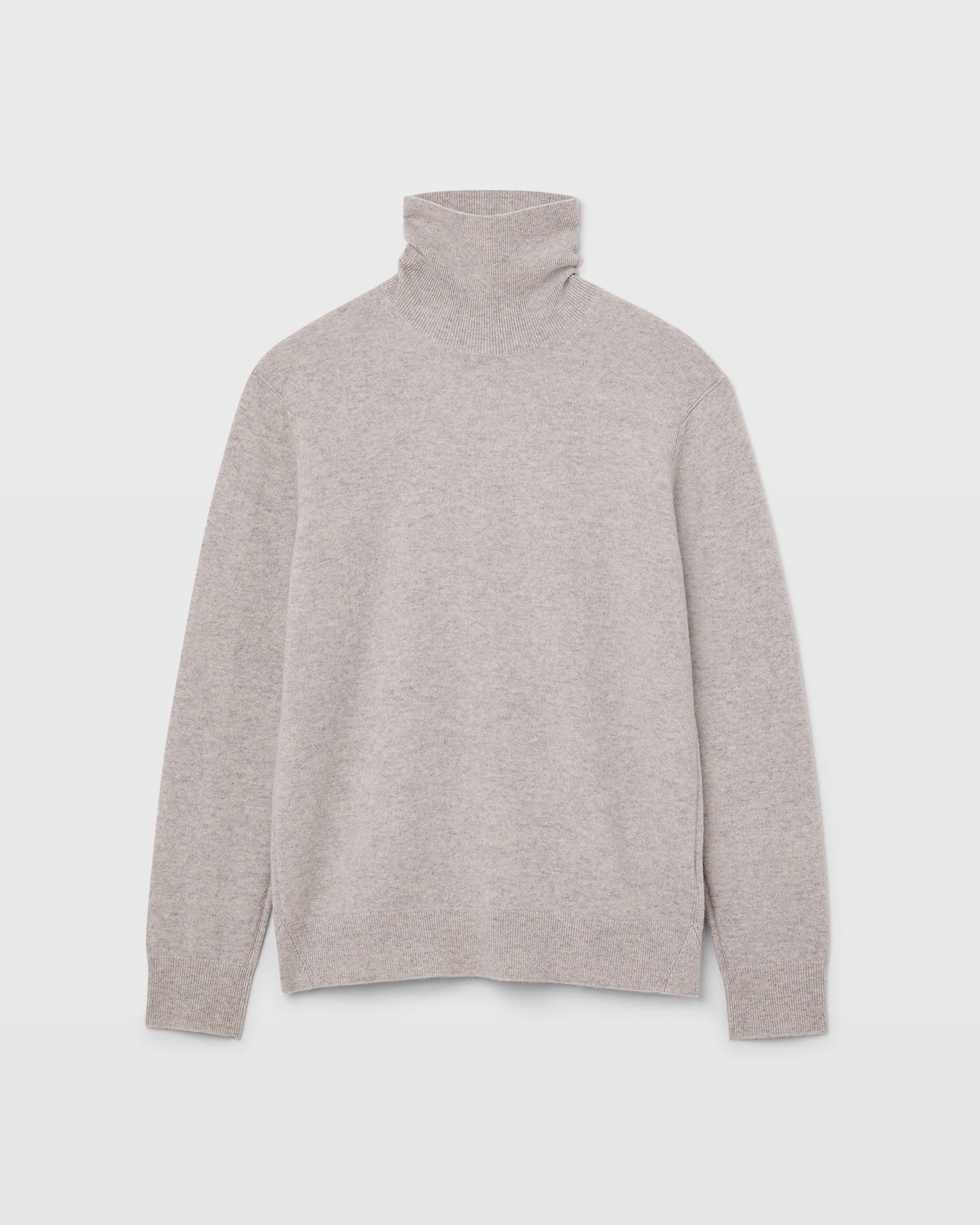 CLUB MONACO - Cashmere Turtleneck - Light Heather Grey