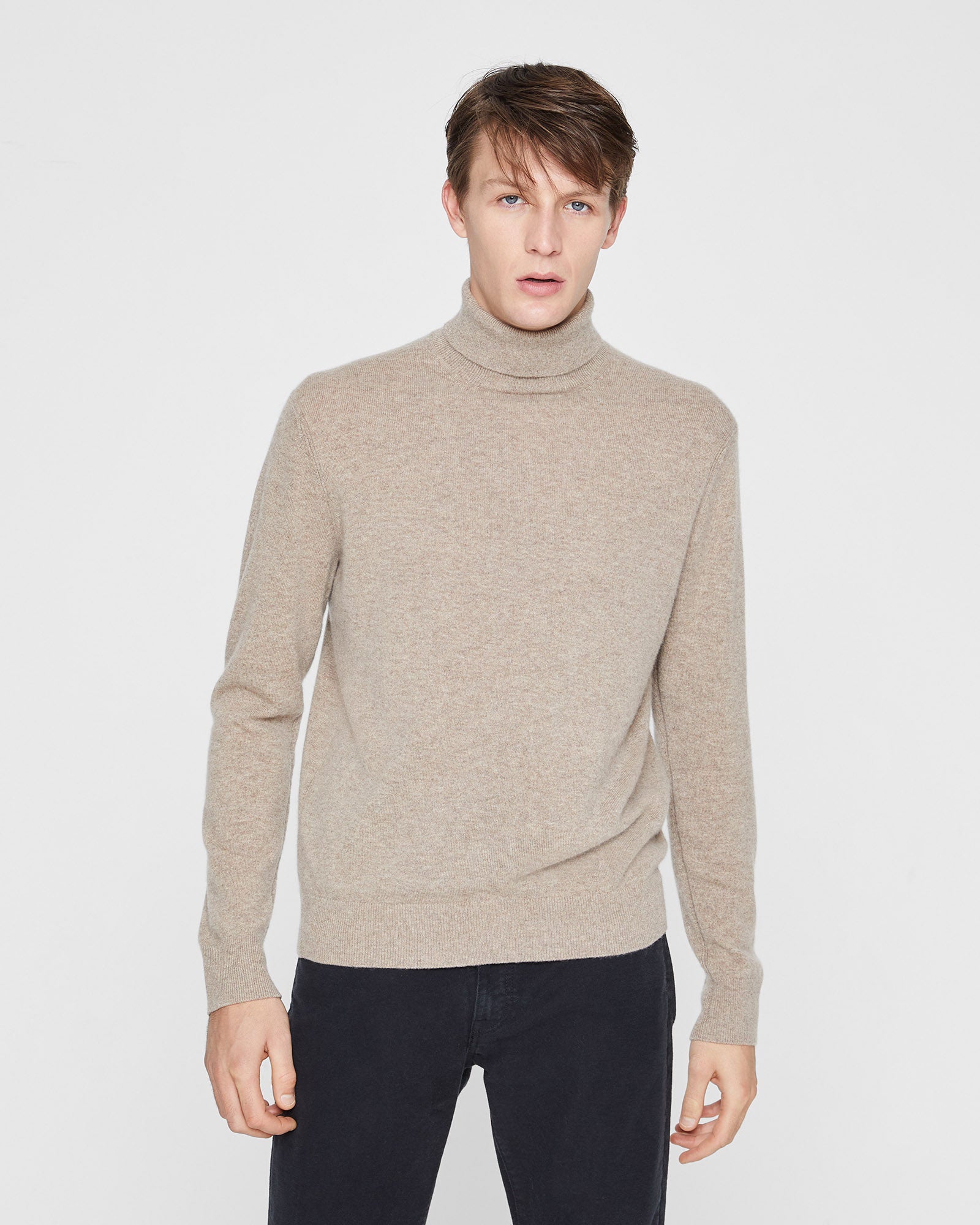 CLUB MONACO - Cashmere Turtleneck - Brown