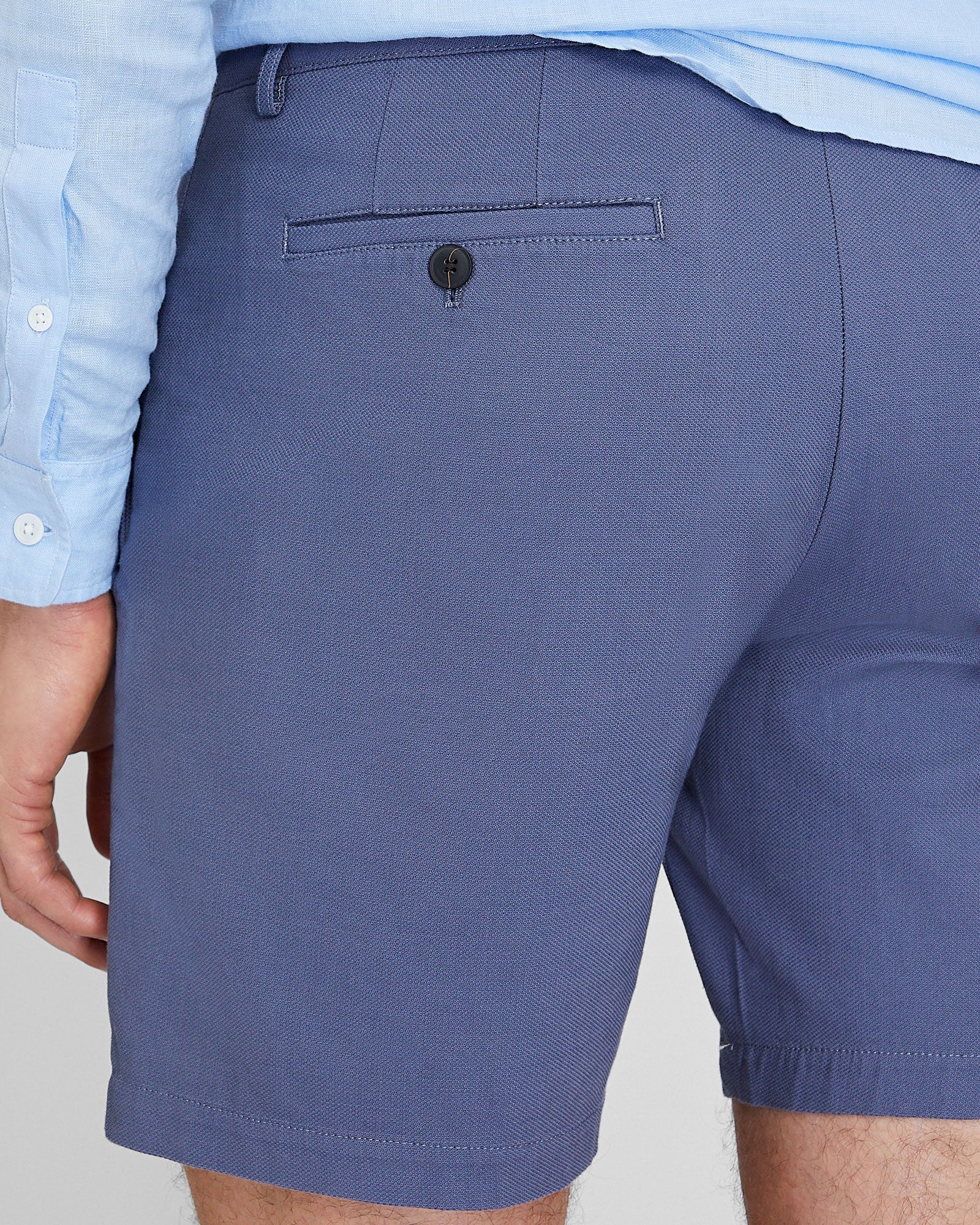 CLUB MONACO - Short texturé Baxter 18 cm (7 po) - Crépuscule