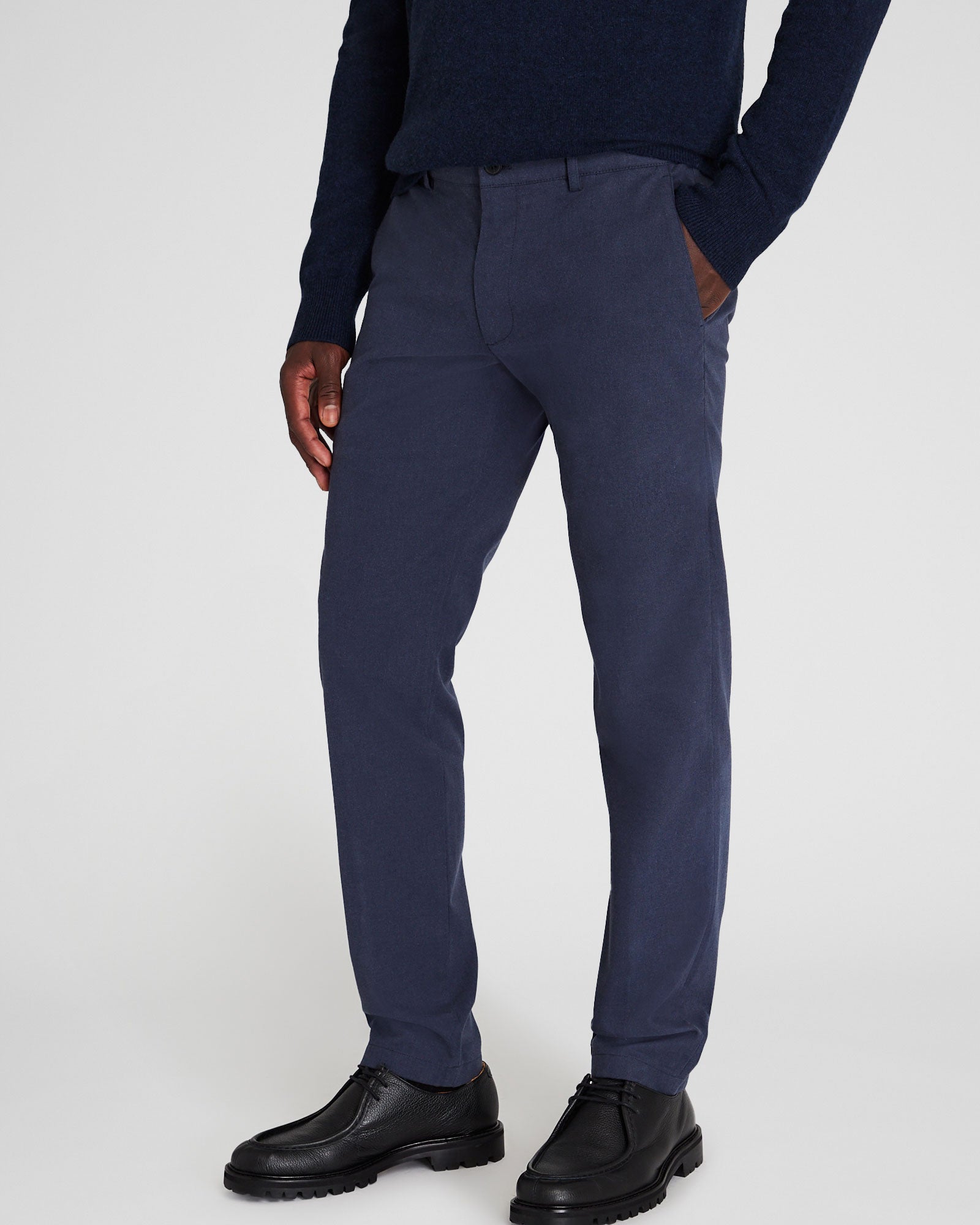 CLUB MONACO - Pantalon chiné Connor - Blanc Cassé