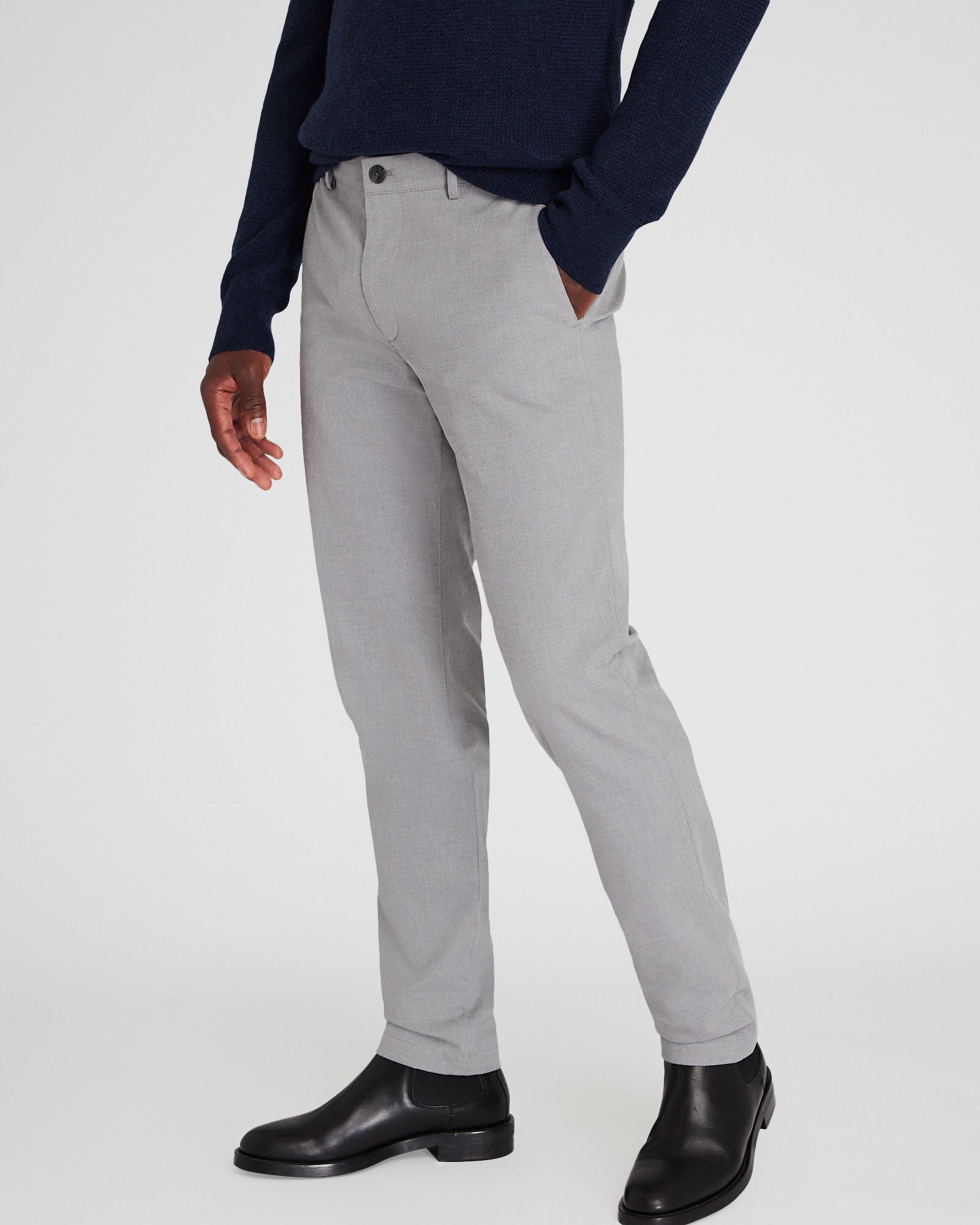 CLUB MONACO - Pantalon chiné Connor - Fuchsia