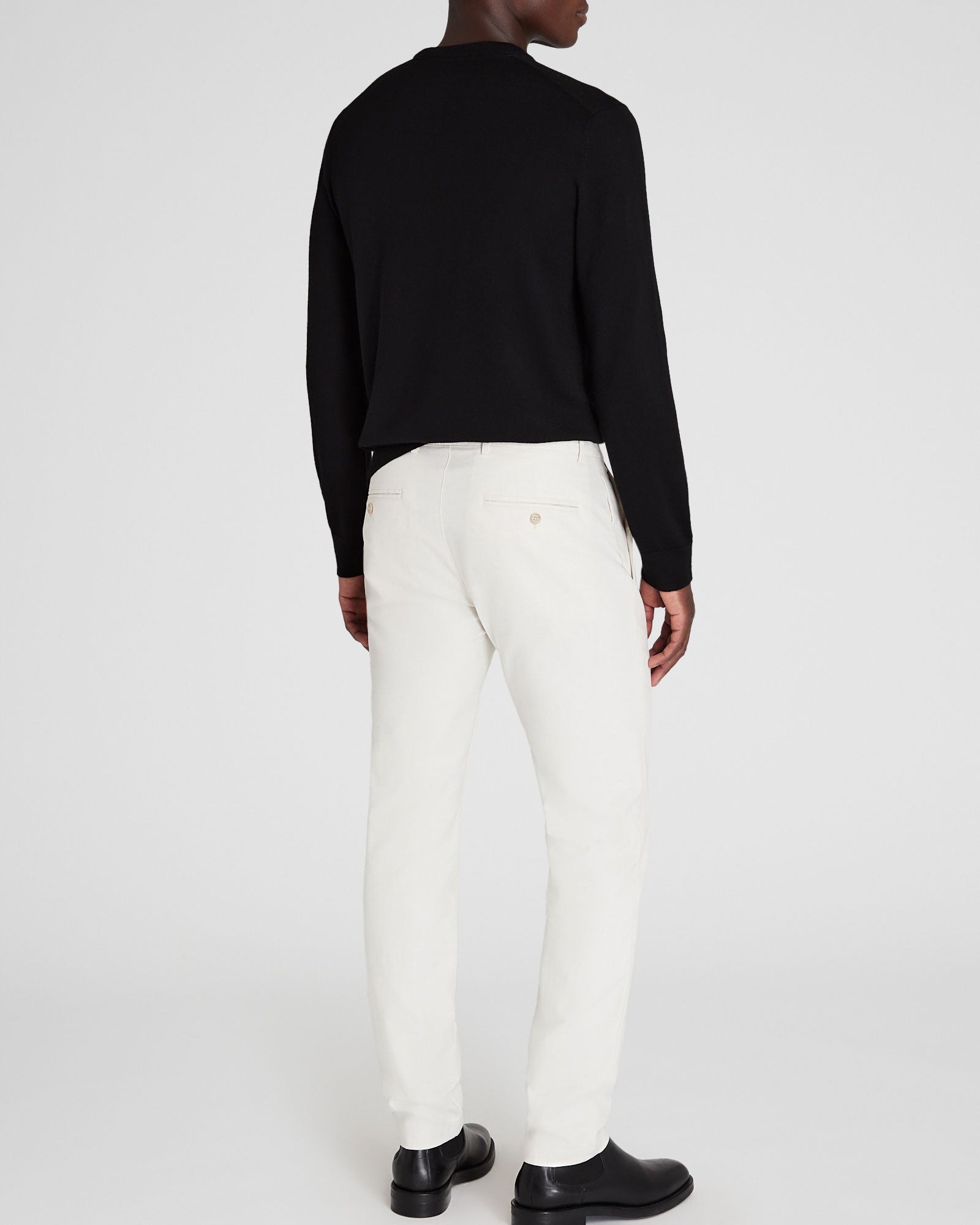 CLUB MONACO - Connor Heathered Pant - Light Heather Grey
