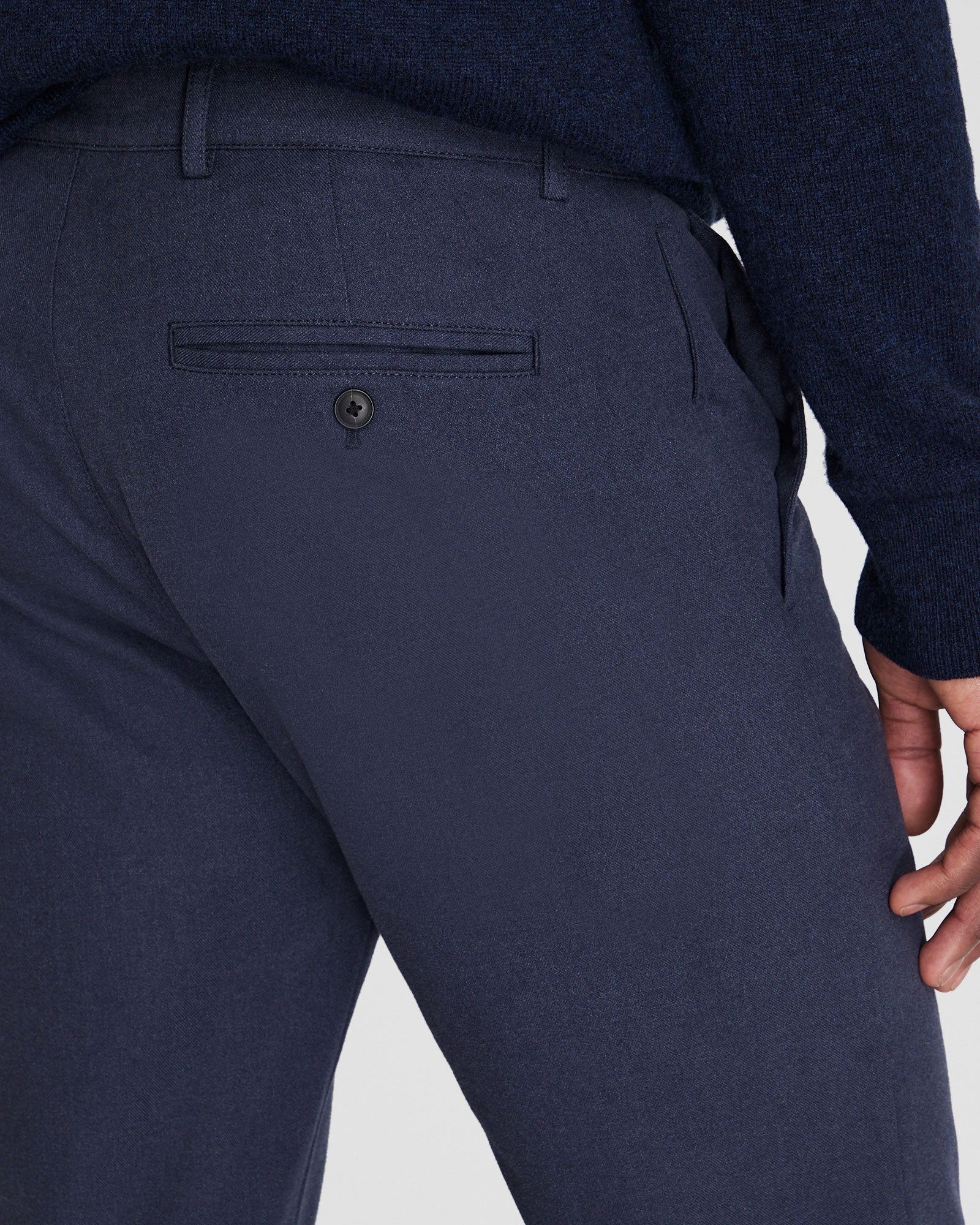 CLUB MONACO - Pantalon chiné Connor - Marine