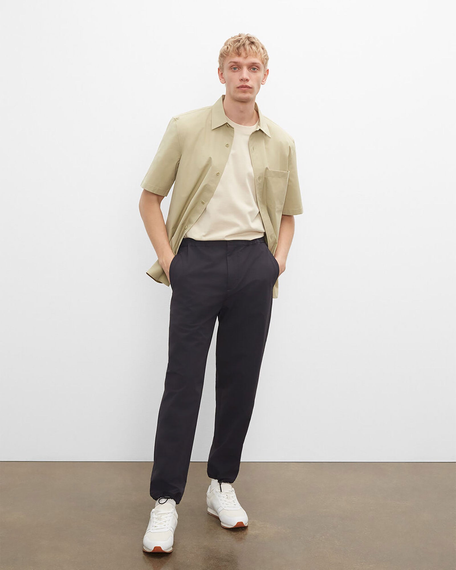 CLUB MONACO - Refined Tech Pants - Black