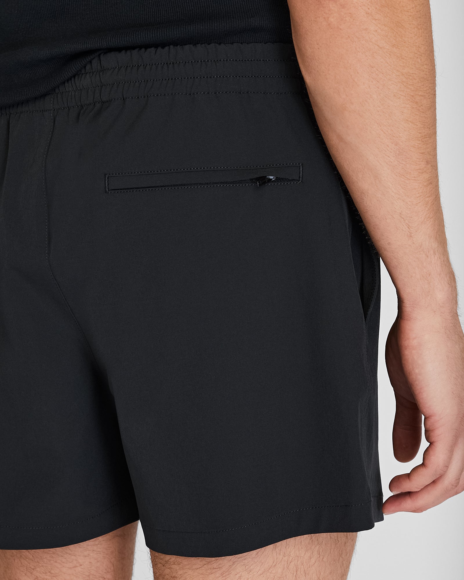 CLUB MONACO - Maillot de bain uni Arlen - Noir