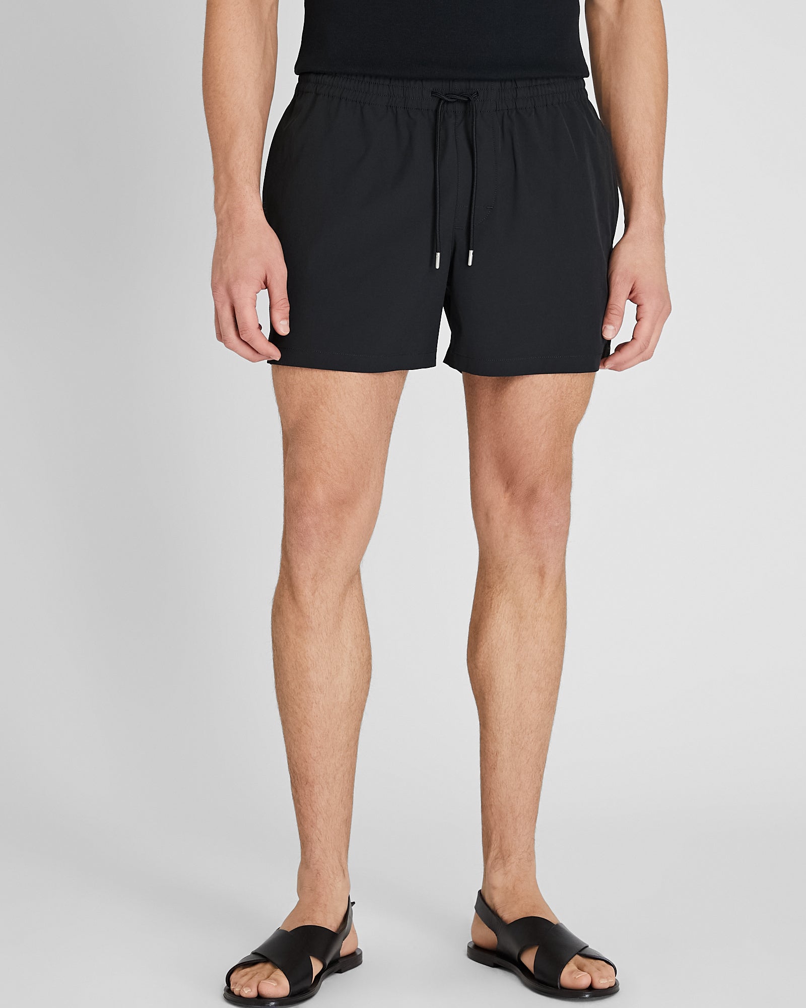 CLUB MONACO - Maillot de bain uni Arlen - Noir