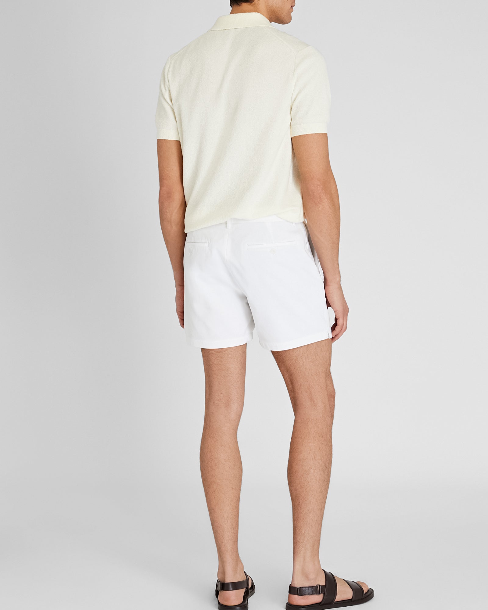 CLUB MONACO - Jax Texture 5" Short - White Base