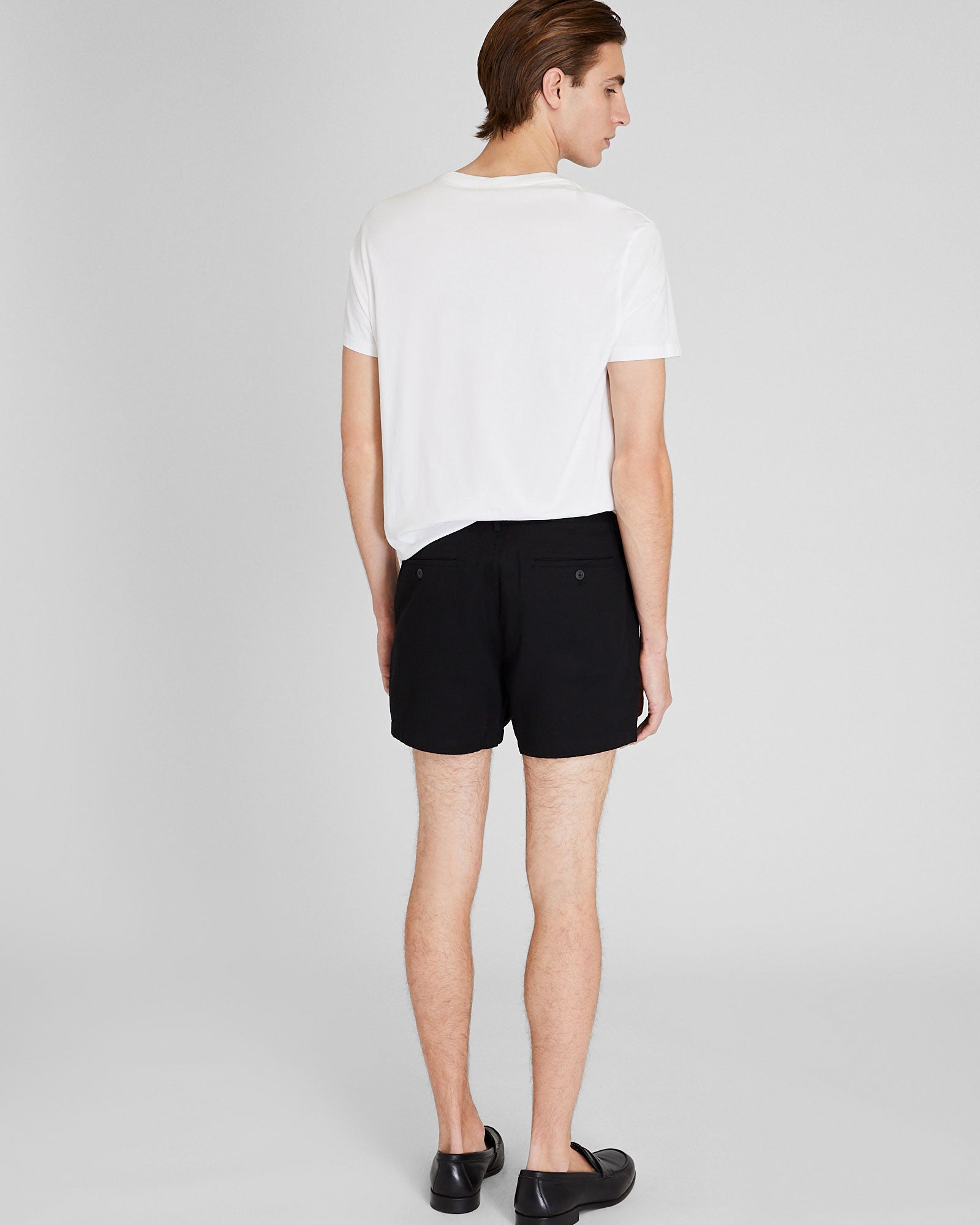 CLUB MONACO - Short texturé Jax 13 cm (5 po) - Noir