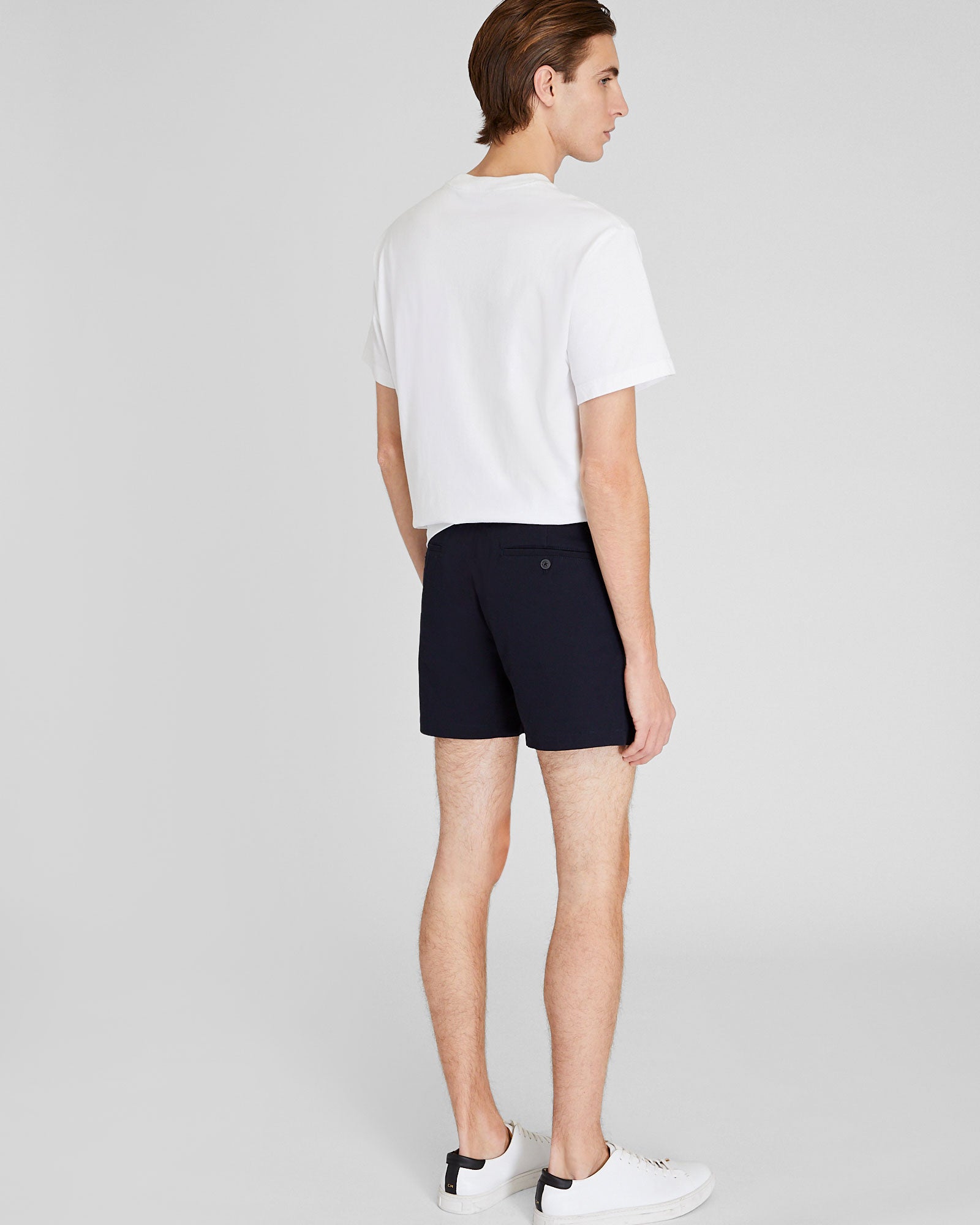 CLUB MONACO - Short texturé Jax 13 cm (5 po) - Marine