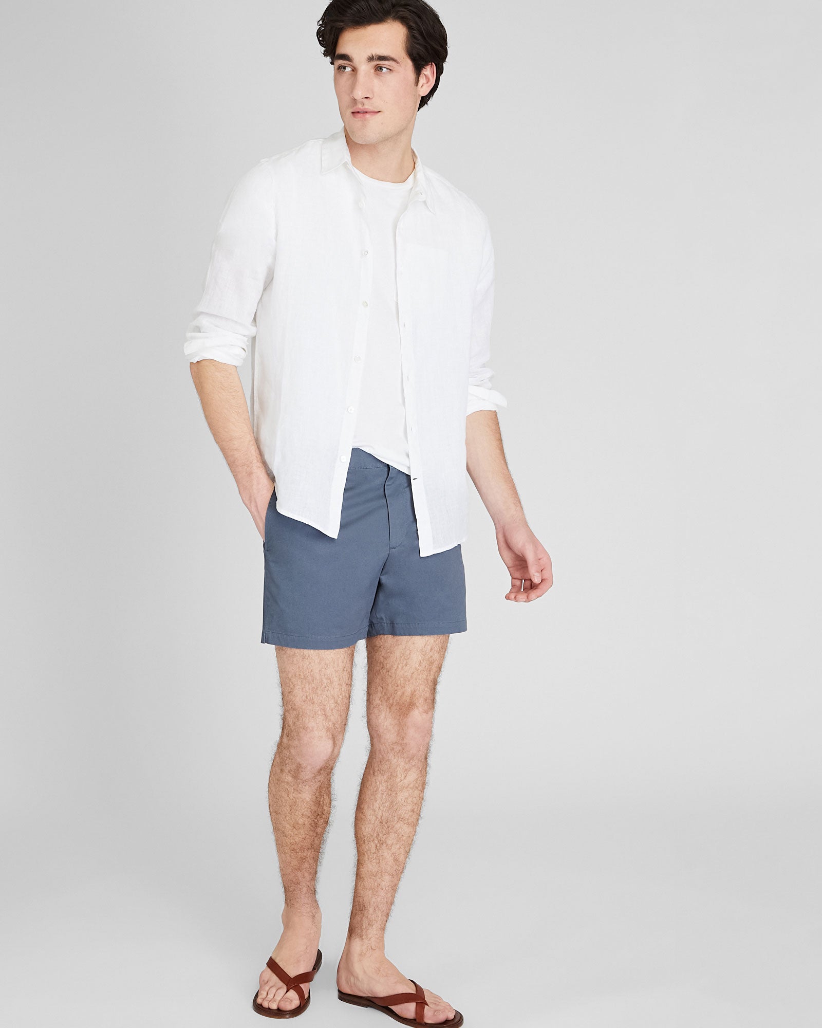 CLUB MONACO - Jax Essential 5" Shorts - Charcoal