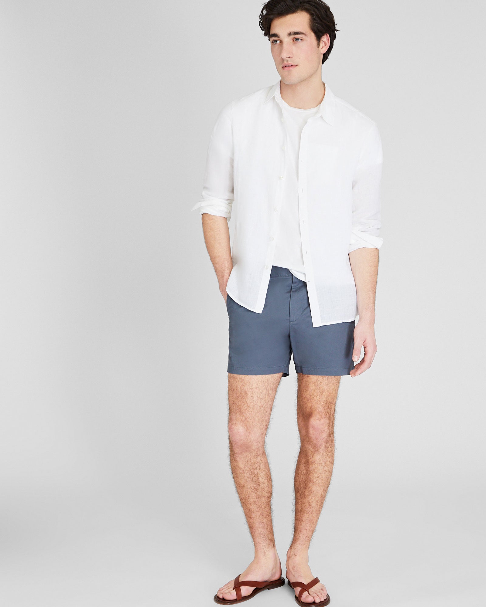 CLUB MONACO - Jax Essential 5" Shorts - Charcoal
