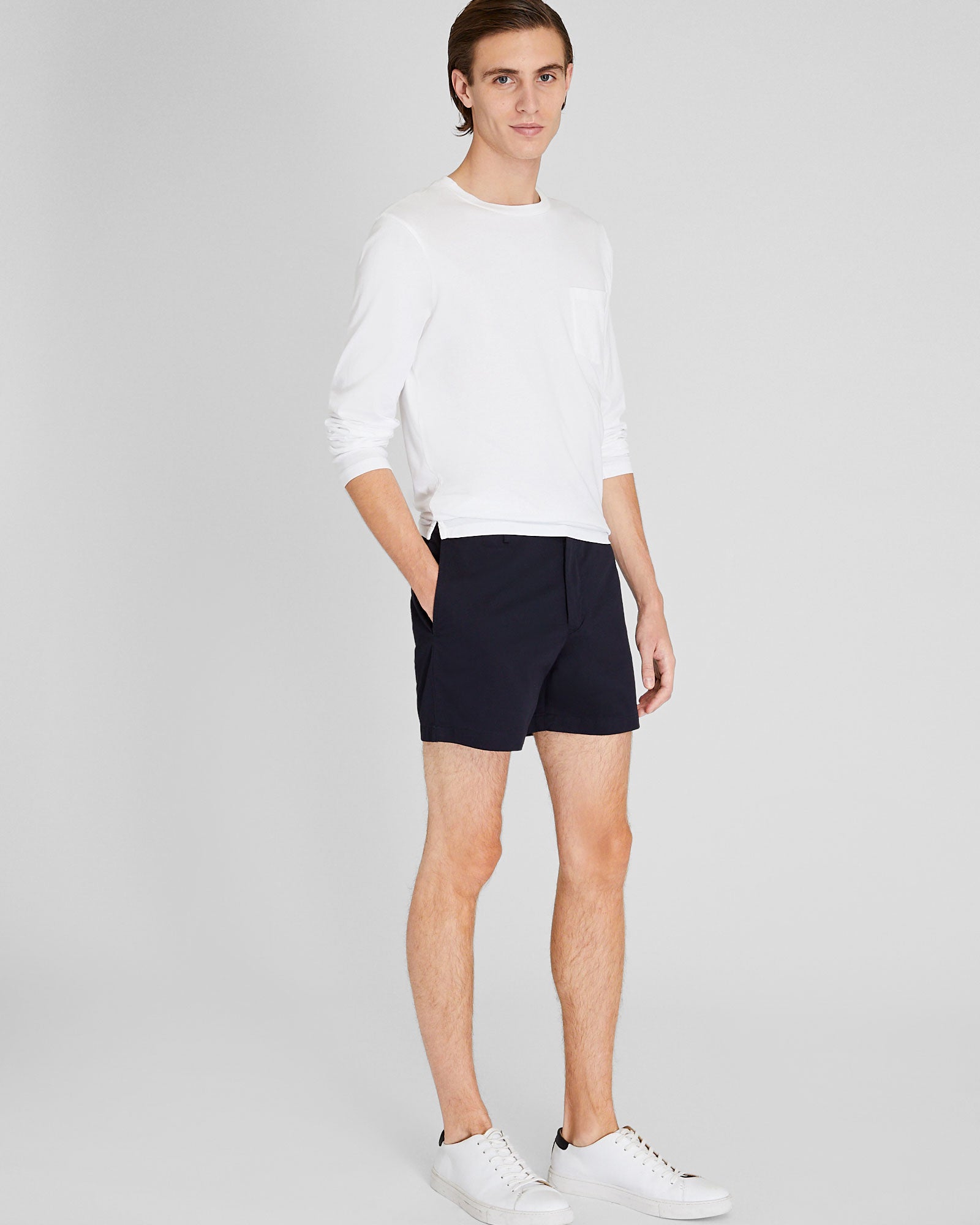 CLUB MONACO - Jax Essential 5" Shorts - Navy