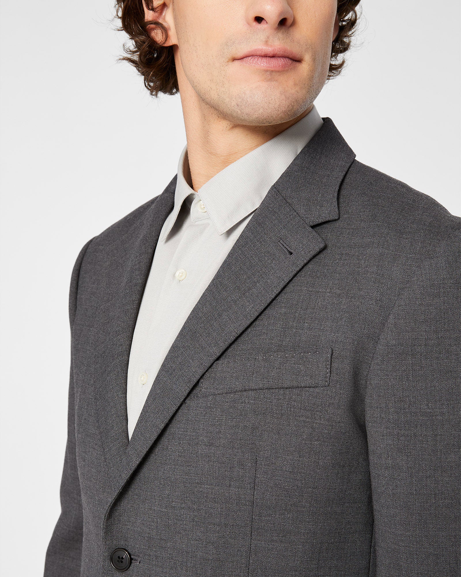 CLUB MONACO - Signature Suiting Blazer - Gris moyen