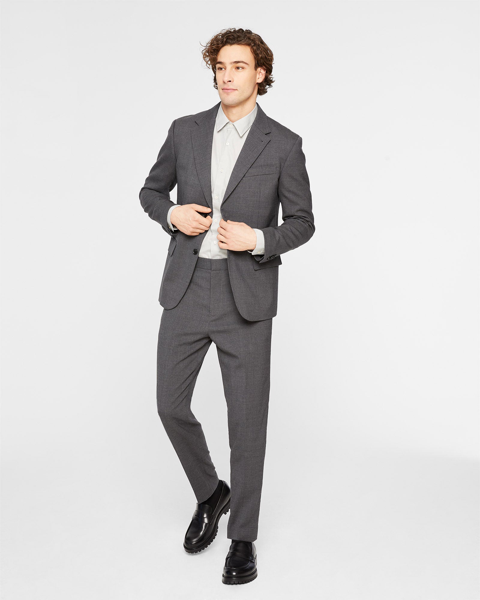 CLUB MONACO - Signature Suiting Blazer - Gris moyen