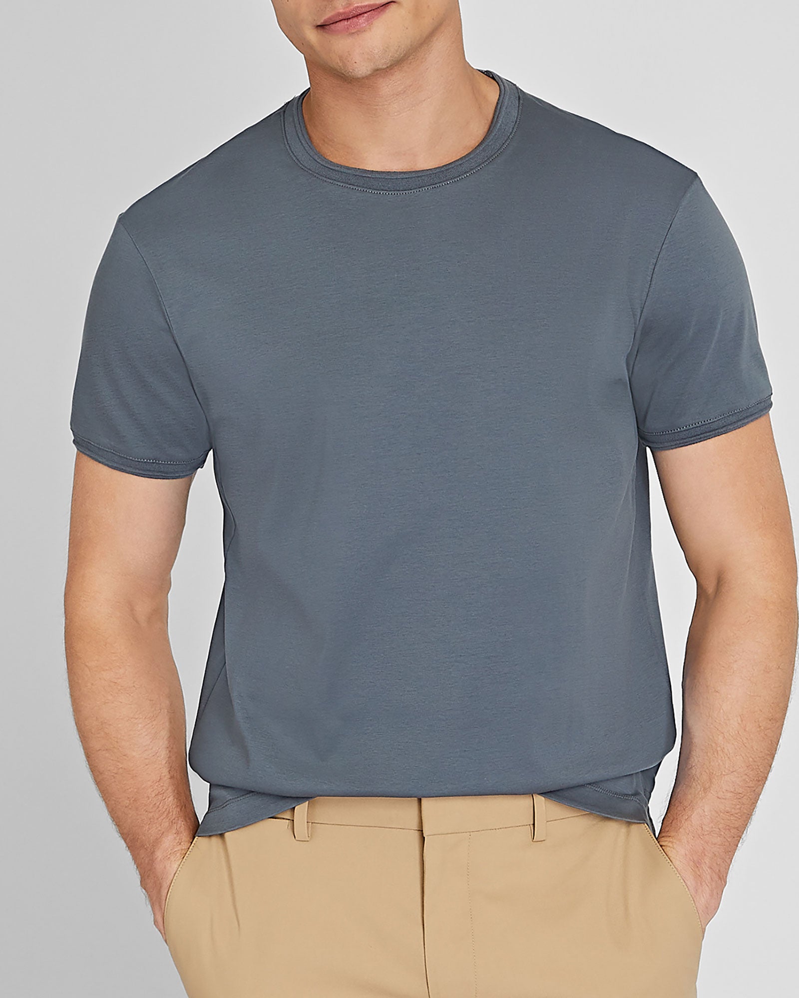 CLUB MONACO - Refined Tee - Grey
