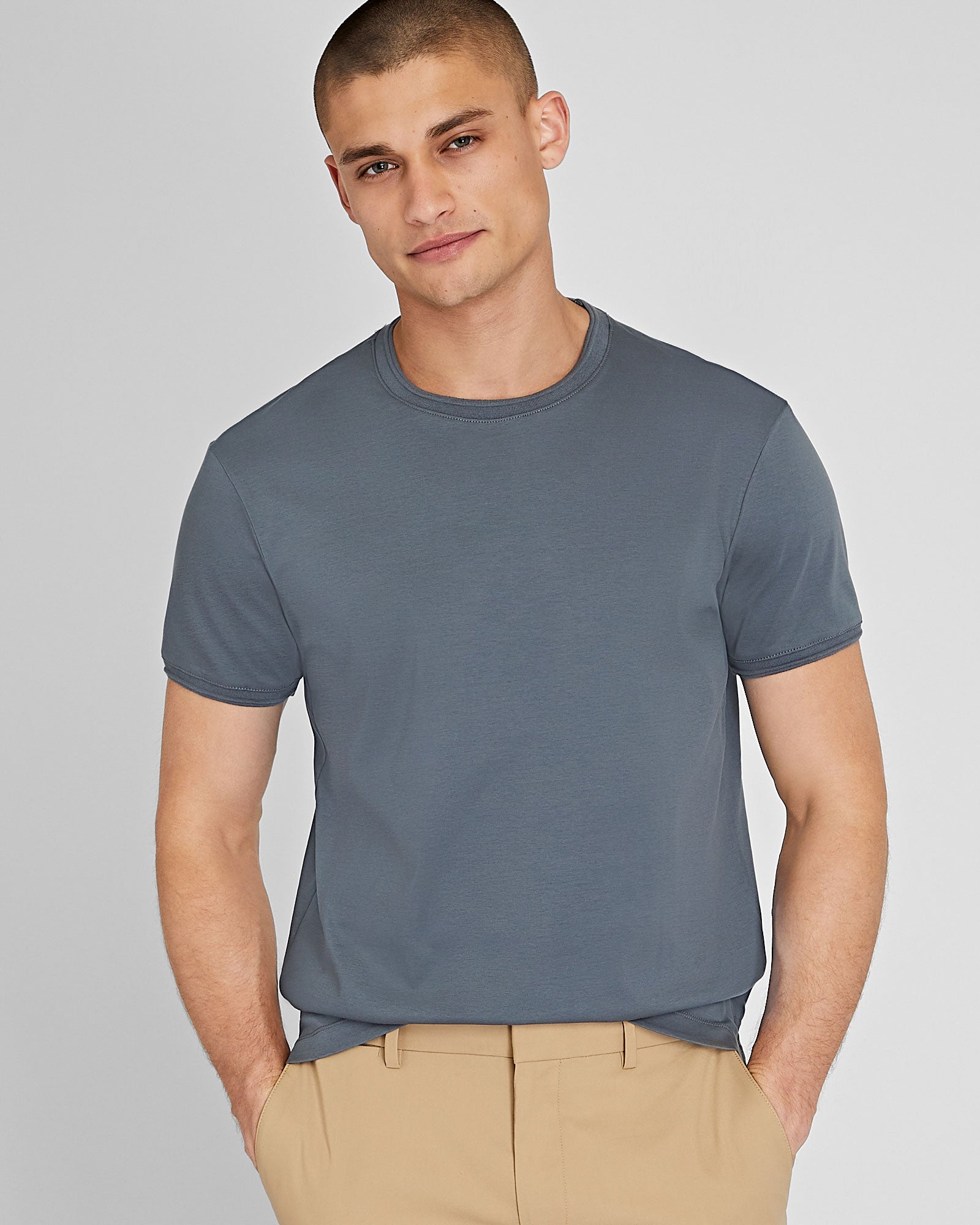 CLUB MONACO - Refined Tee - Grey