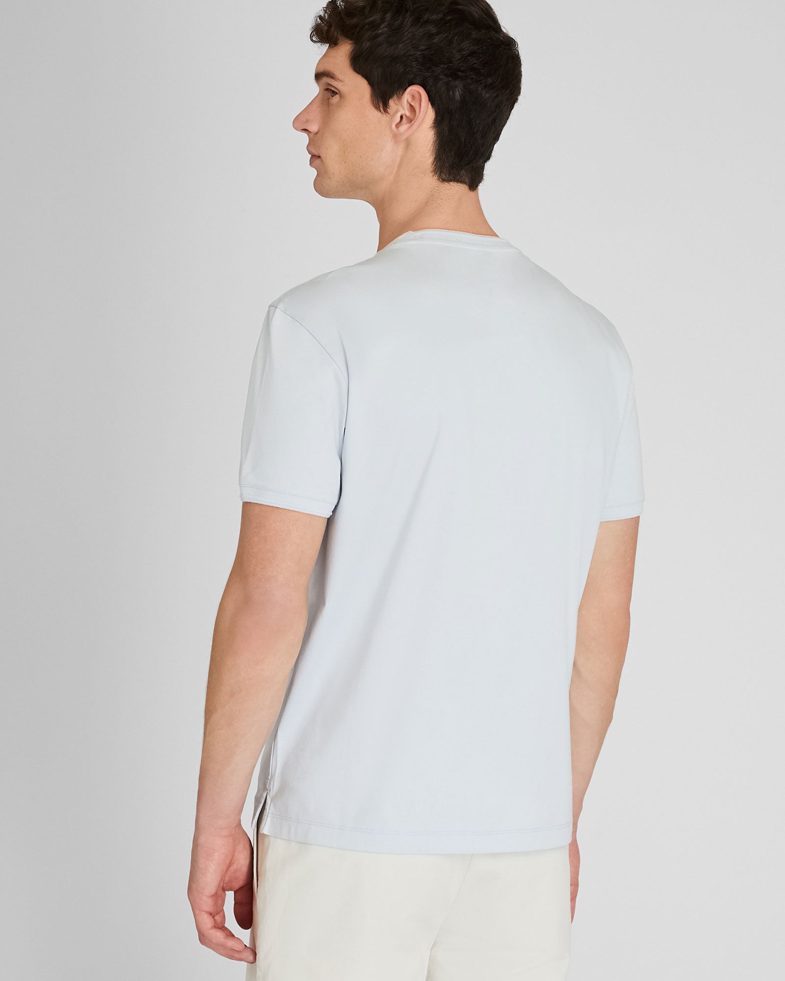 CLUB MONACO - Refined Tee - Stripe - Ivory