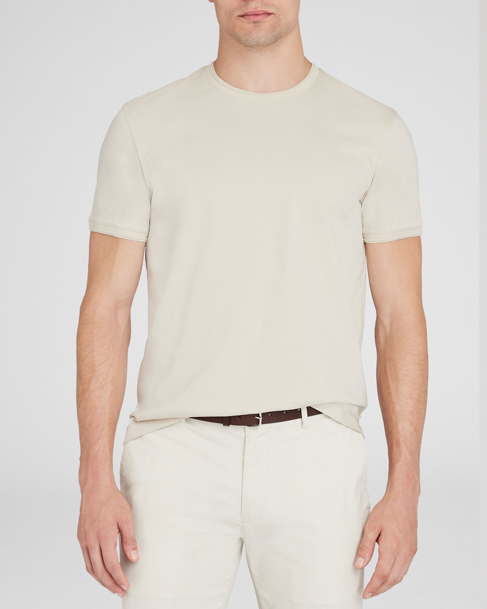 CLUB MONACO - Refined Tee - Oatmeal