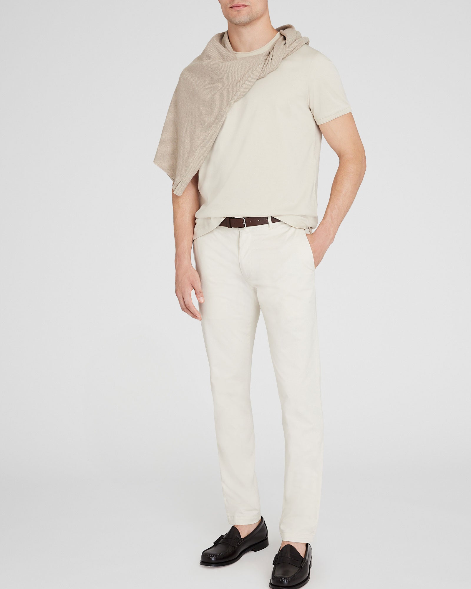 CLUB MONACO - Refined Tee - Oatmeal