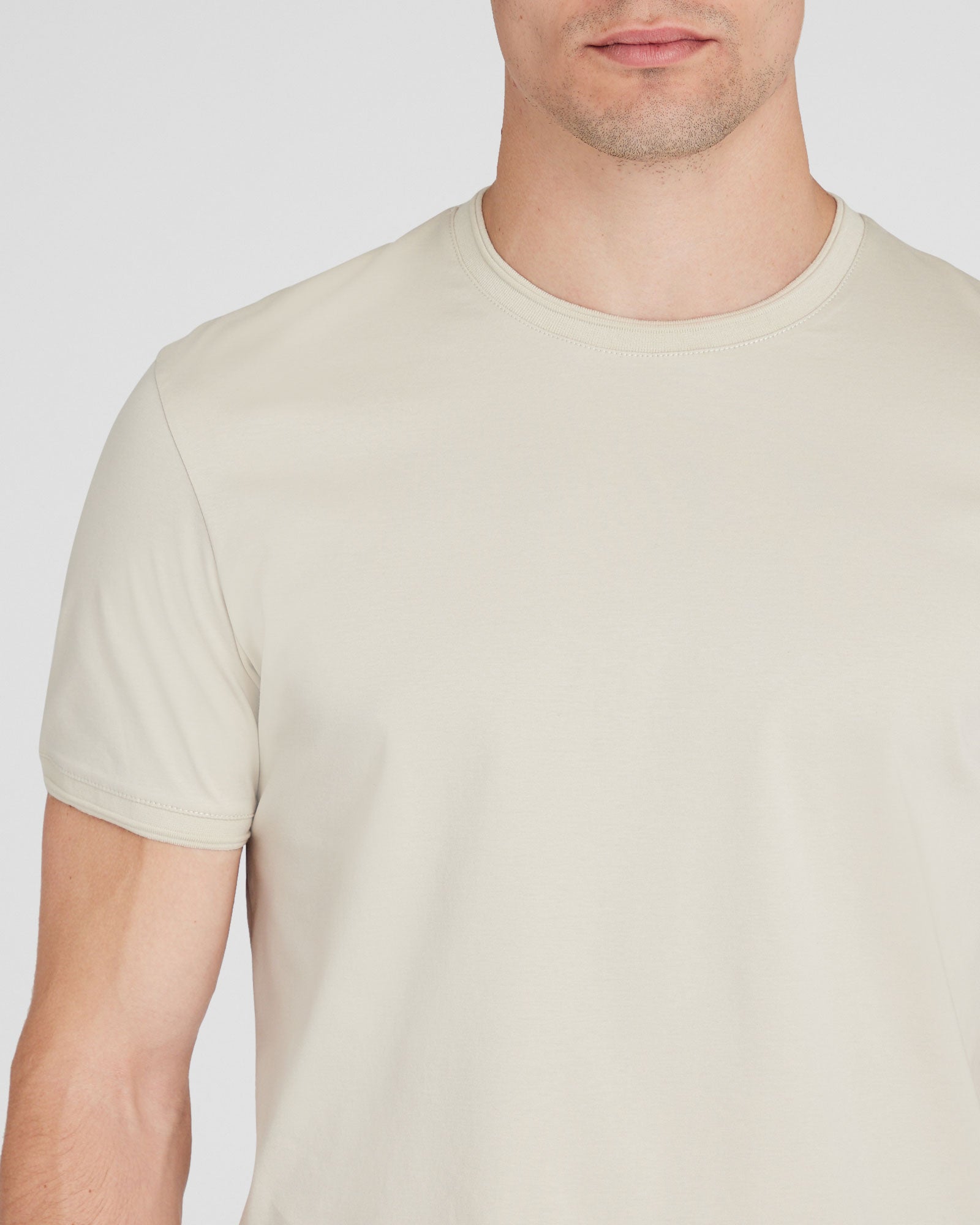 CLUB MONACO - Refined Tee - Oatmeal