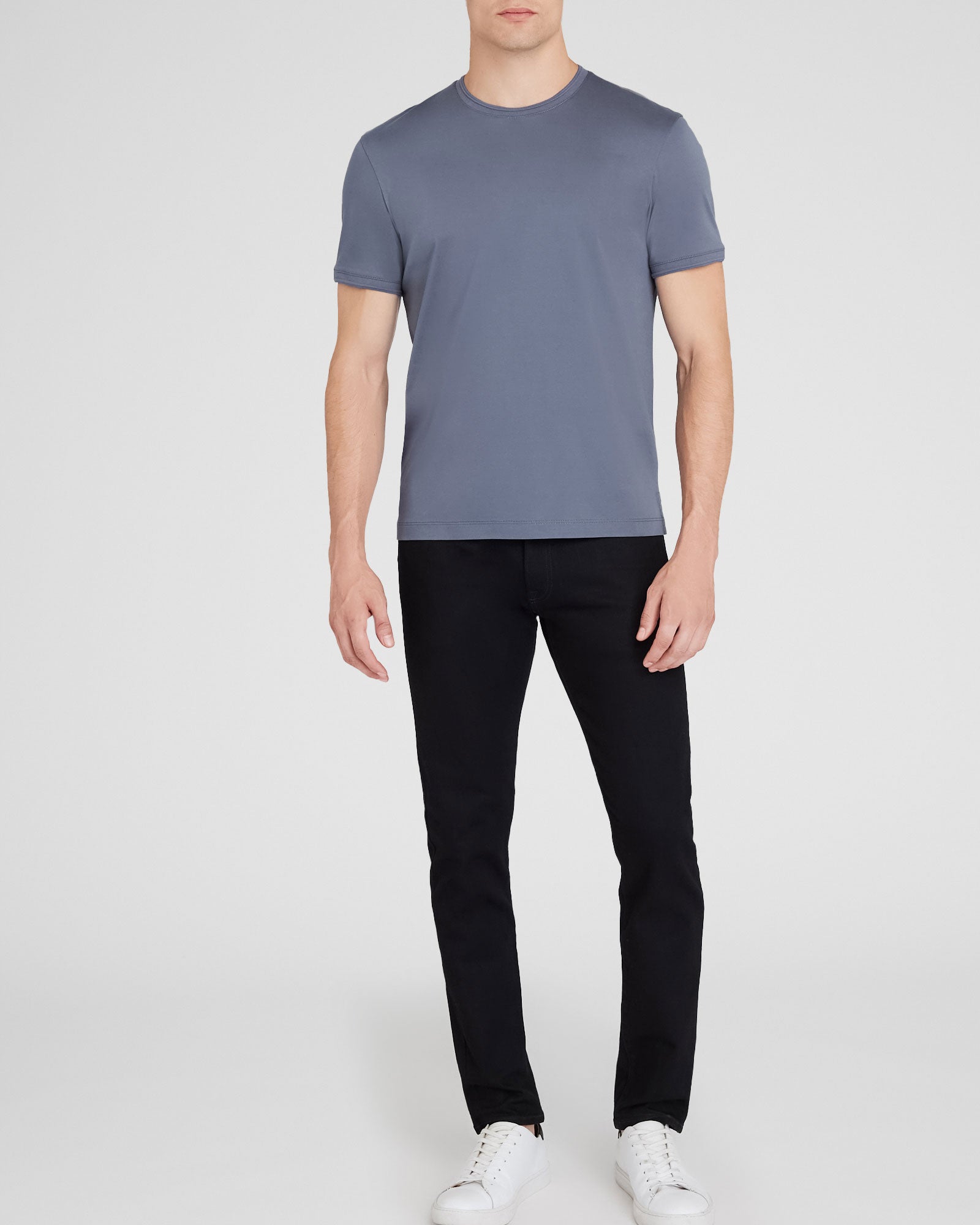 CLUB MONACO - Refined Tee - Slate Blue