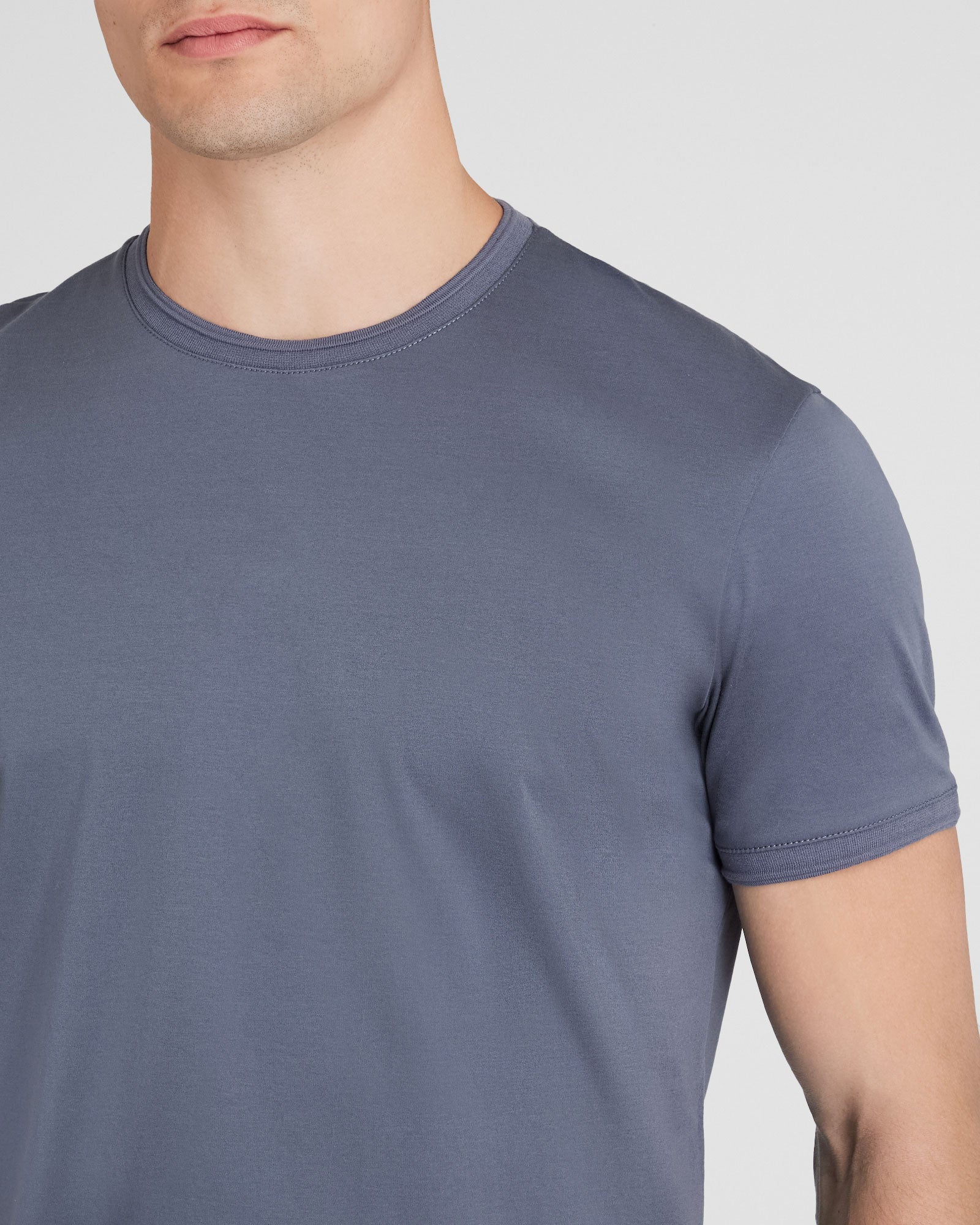 CLUB MONACO - Refined Tee - Slate Blue
