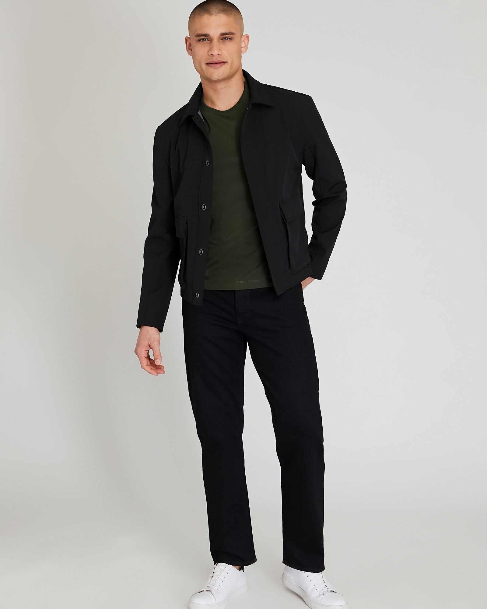 CLUB MONACO - Refined Tee - Dark Green