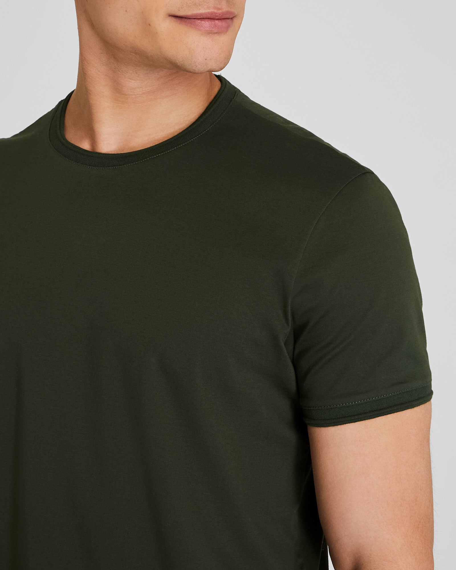 CLUB MONACO - Refined Tee - Dark Green