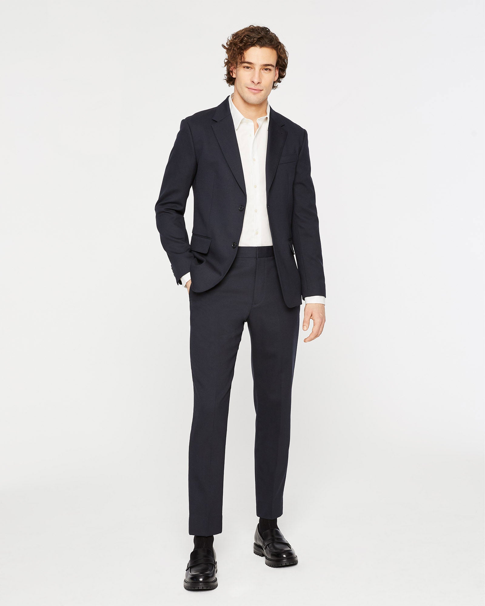 CLUB MONACO - Signature Suit Pant - Navy