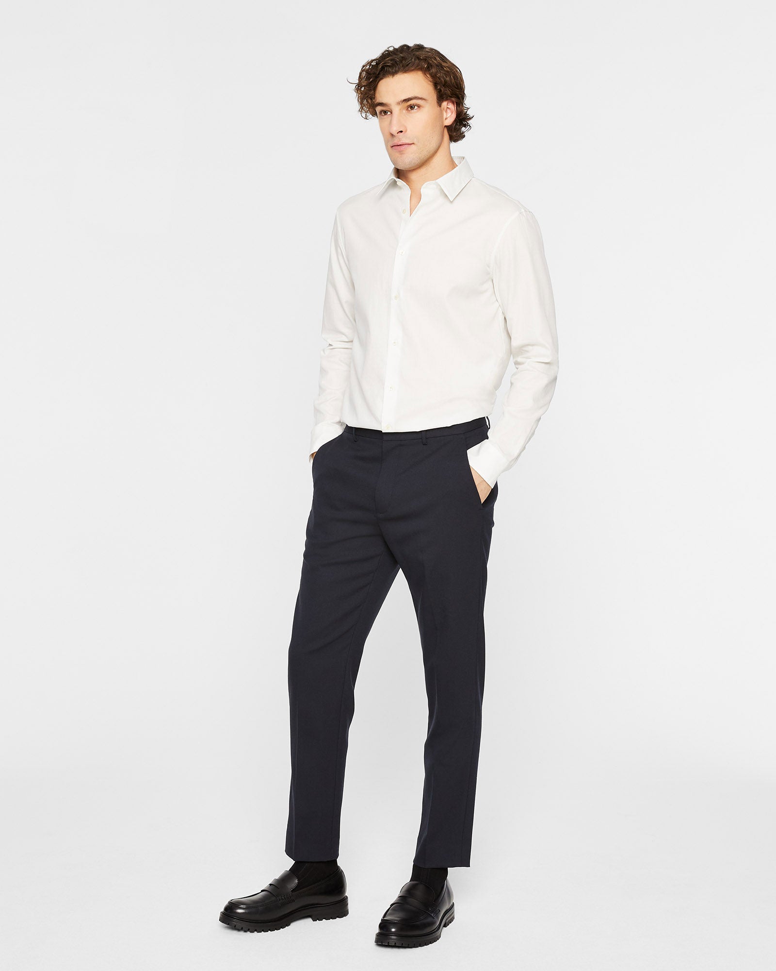 CLUB MONACO - Signature Suit Pant - Marine