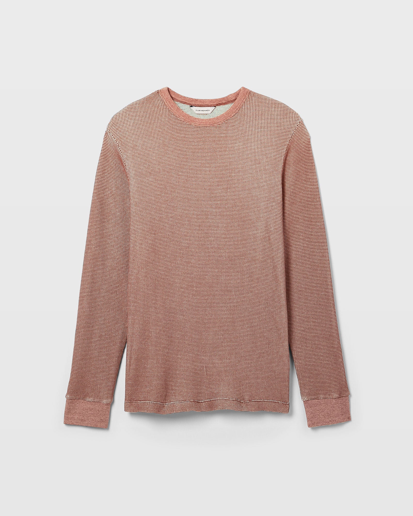 CLUB MONACO - Thermal Crewneck - Brown