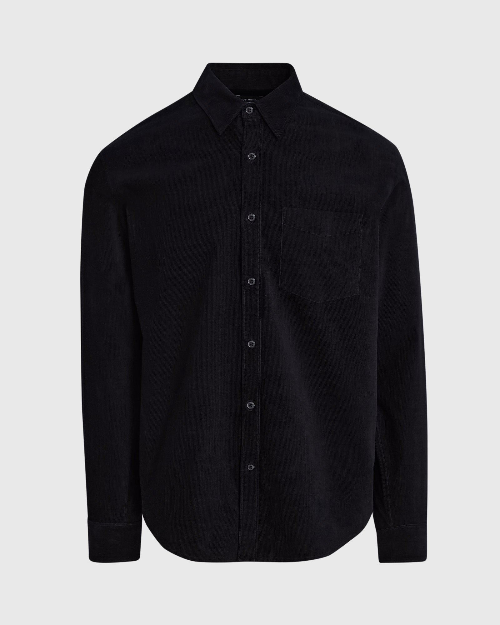 CLUB MONACO - Long-Sleeve Corduroy Shirt - Black