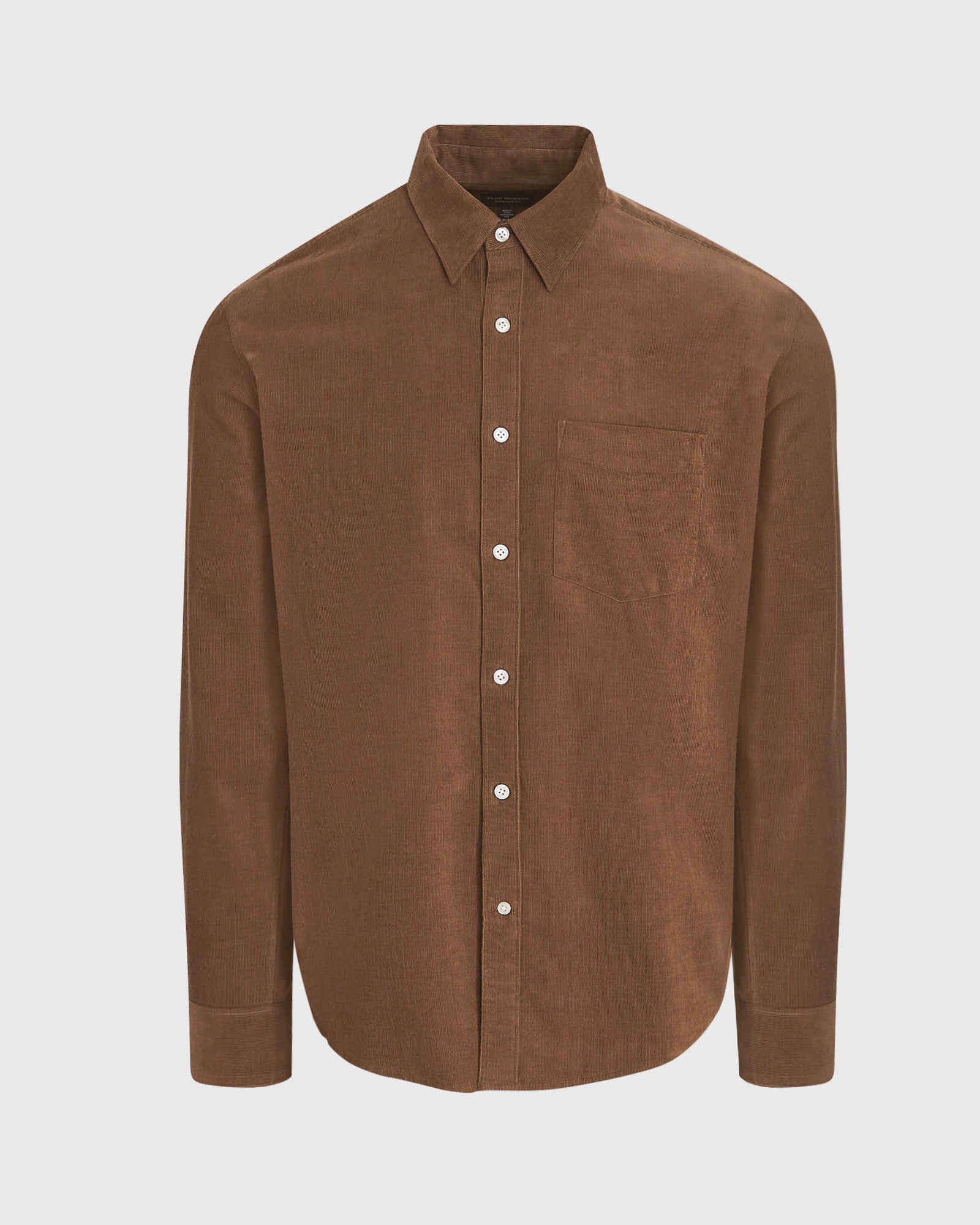 CLUB MONACO - Chemise en velours côtelé - Brun moyen