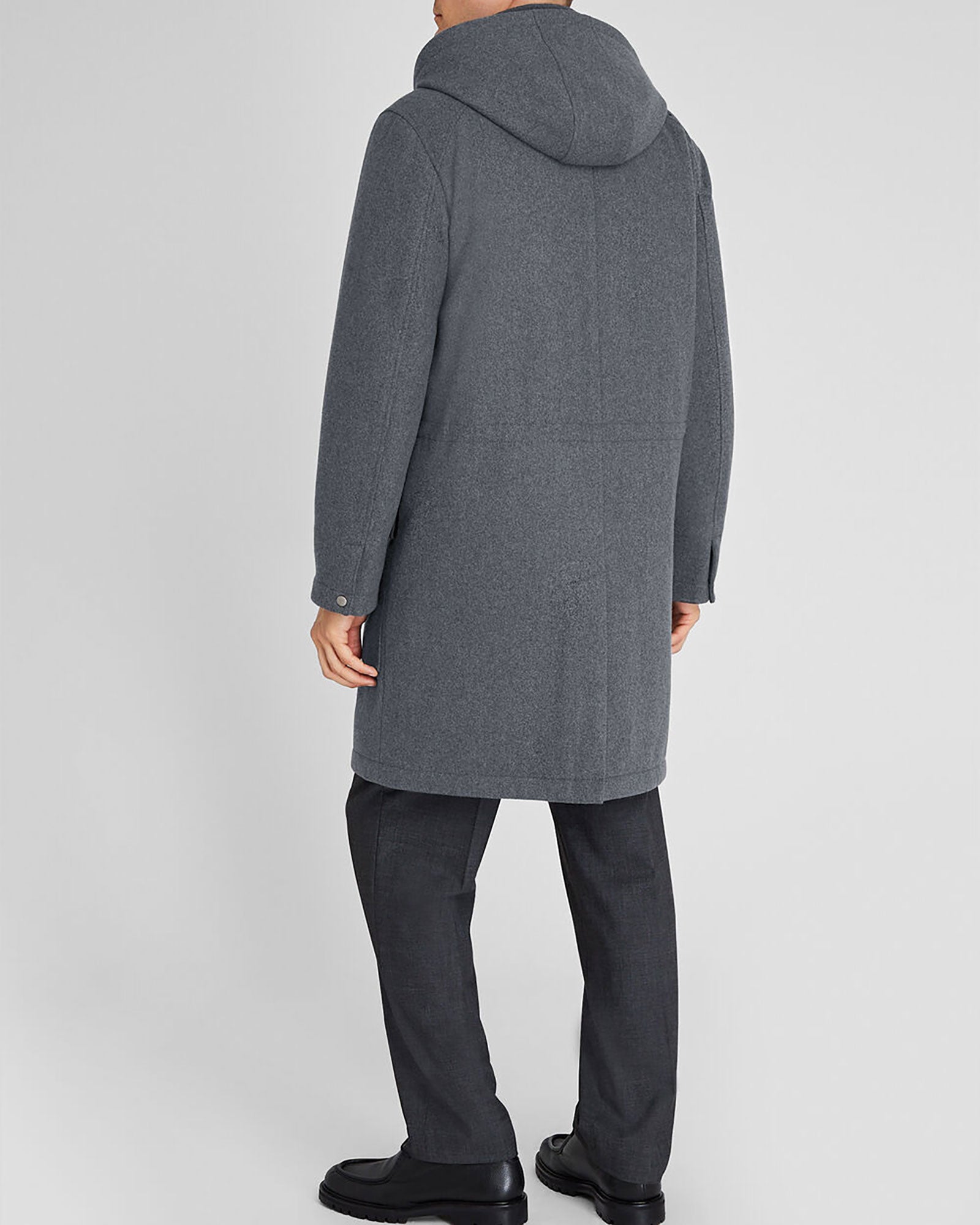CLUB MONACO - Parka matelassé - Gris Chiné
