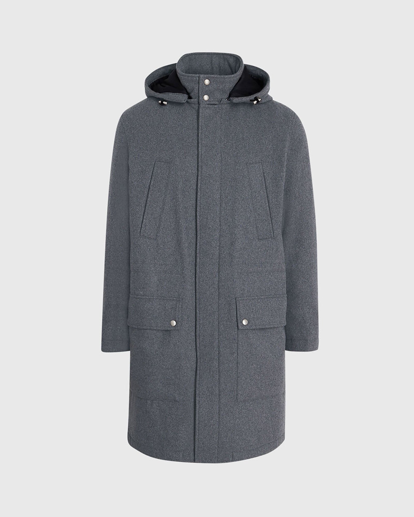 CLUB MONACO - Parka matelassé - Gris Chiné