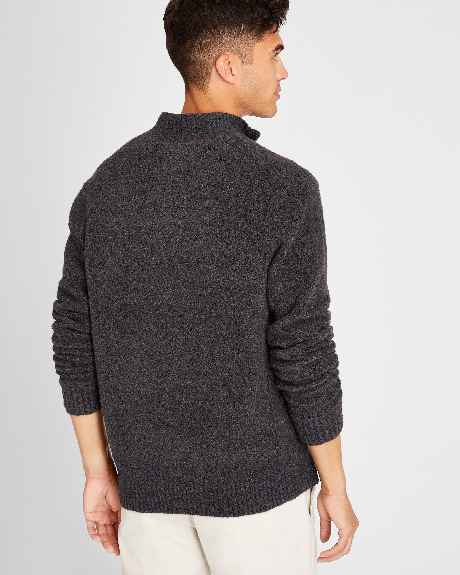 CLUB MONACO - Chandail bouclé - Anthracite