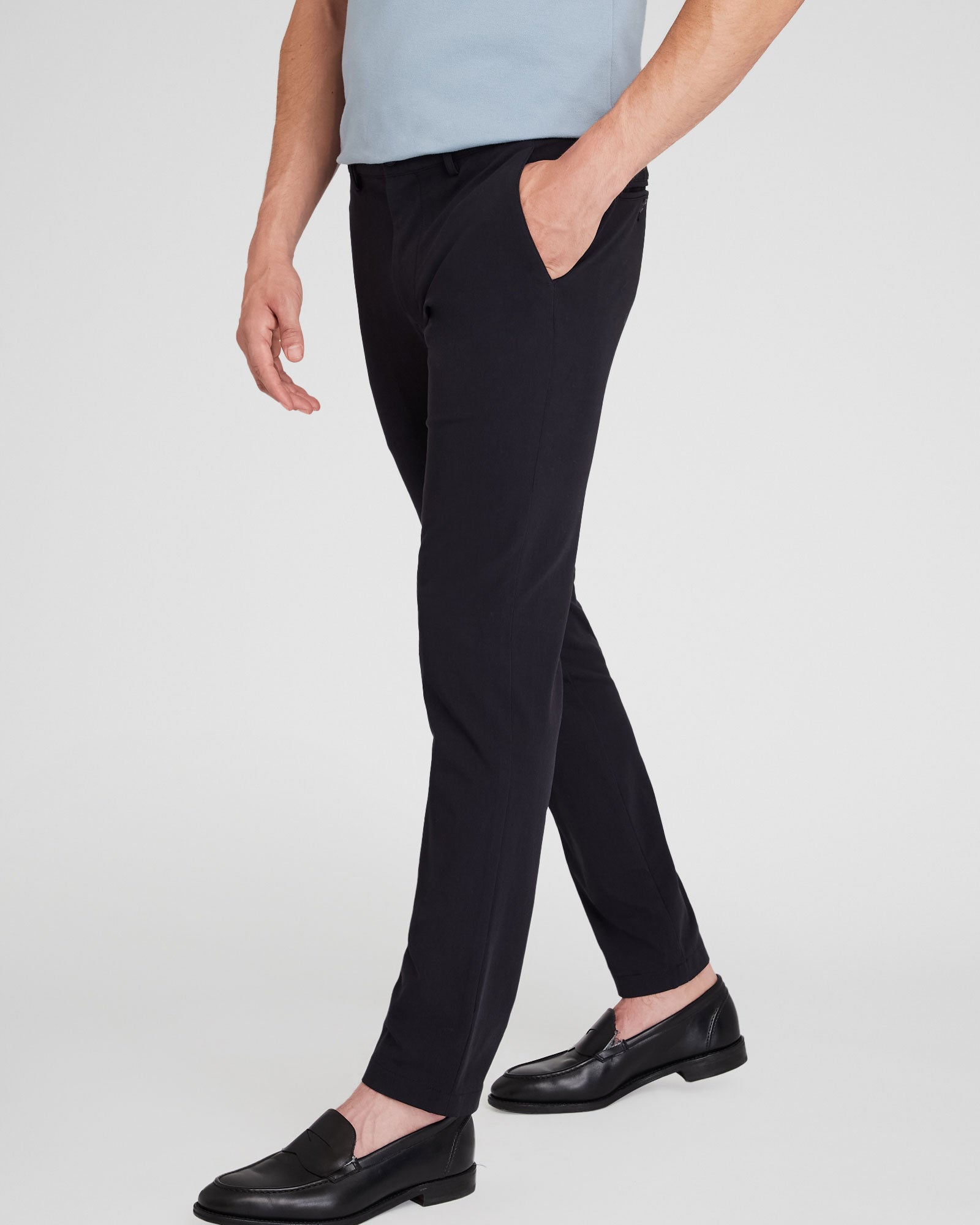 CLUB MONACO - Pantalon technique Connor - Noir