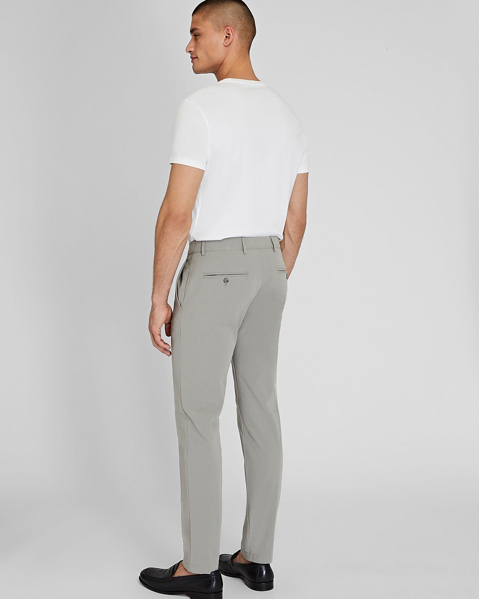 CLUB MONACO - Connor Tech Pant - Med Grey Mix