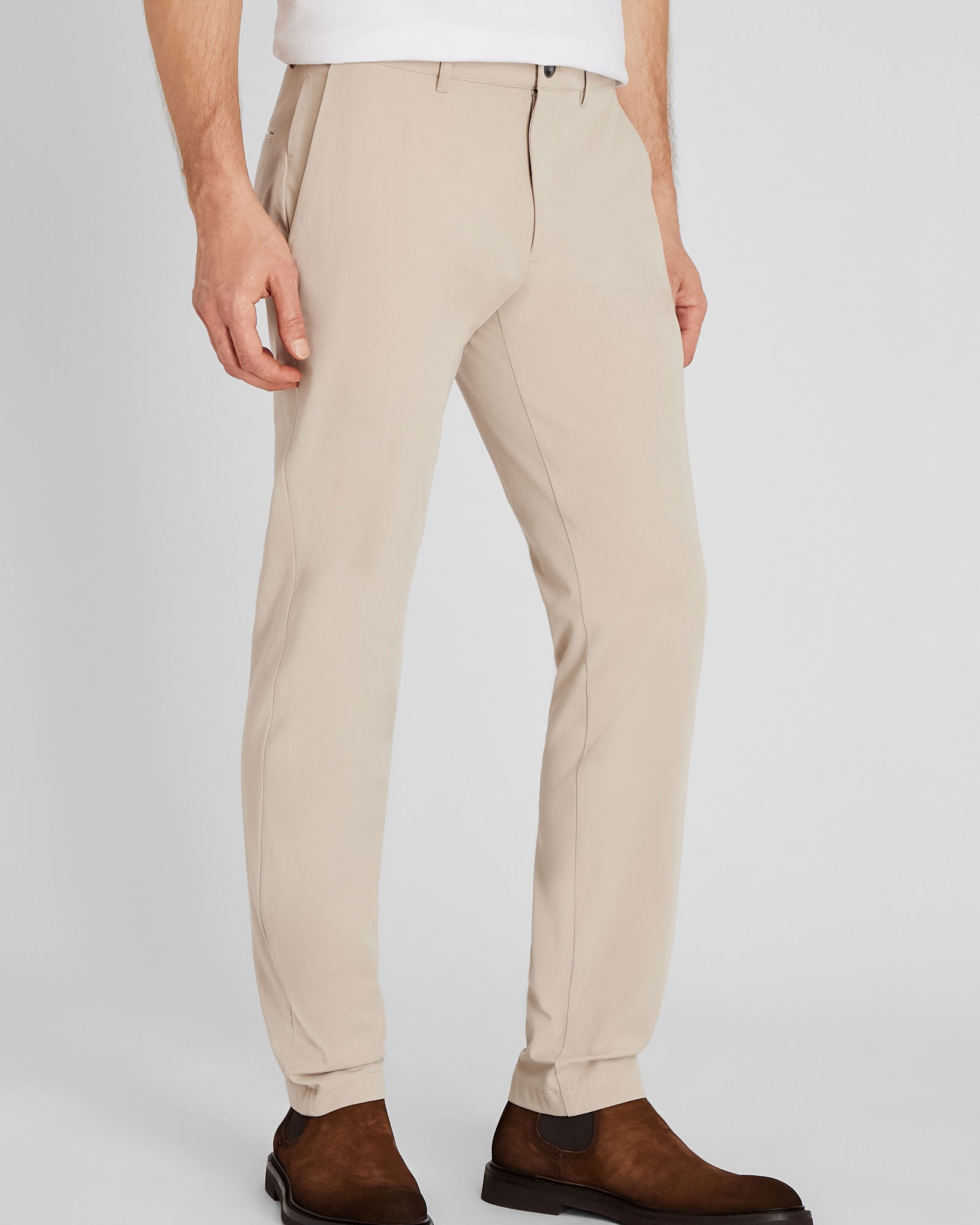 CLUB MONACO - Pantalon technique Connor - Kaki