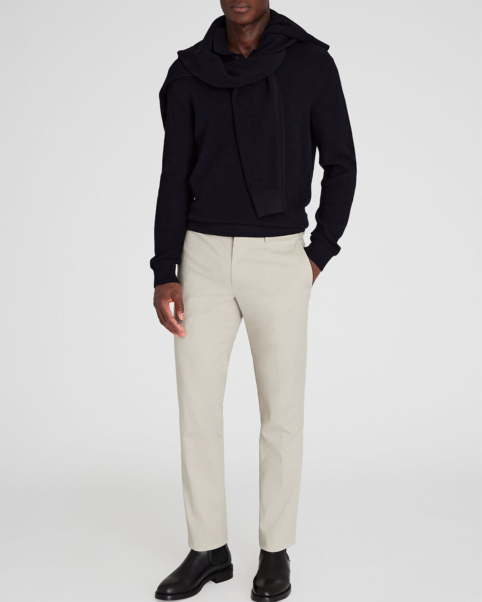 CLUB MONACO - Pantalon de ville habillé - Gris Clair