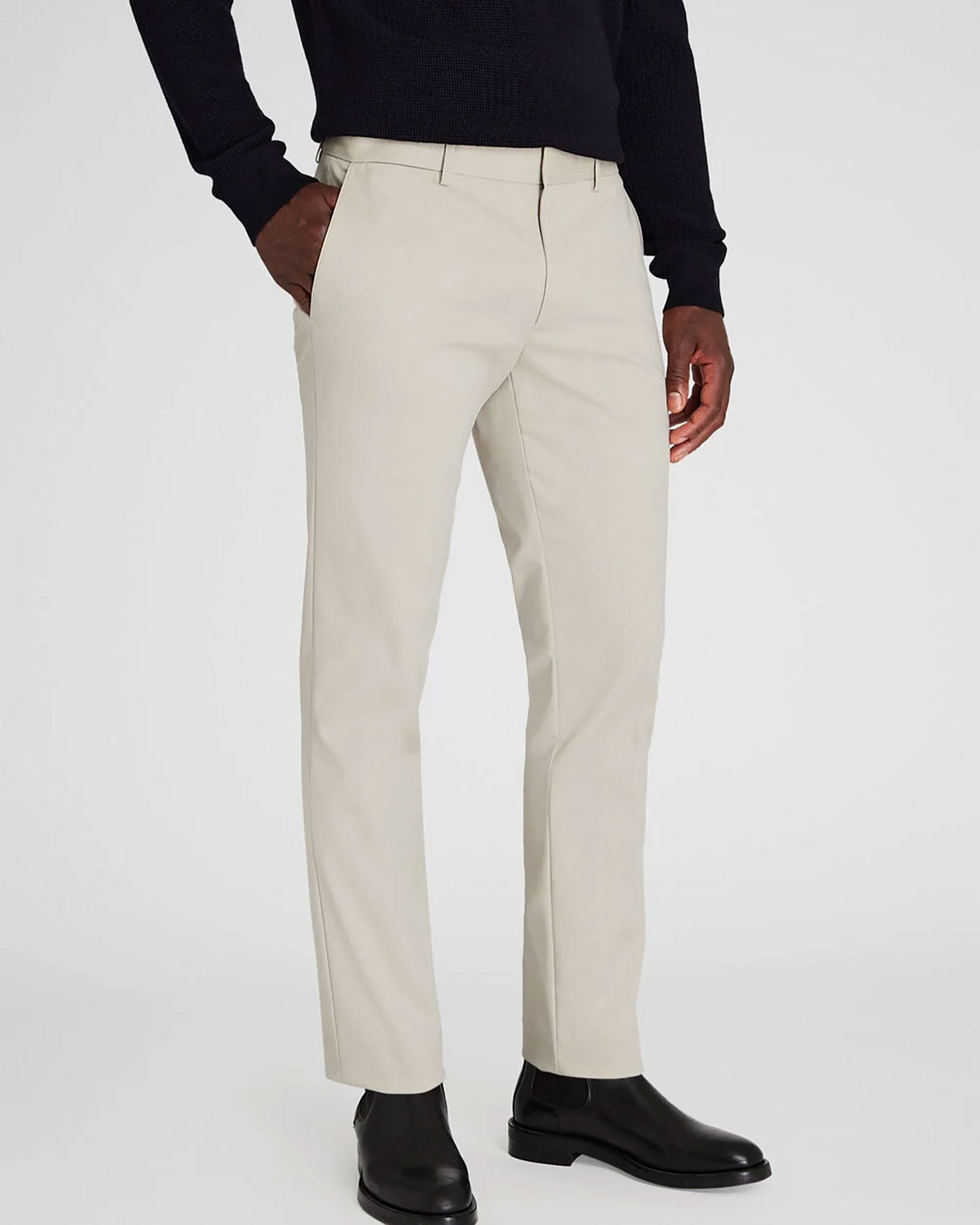 CLUB MONACO - Pantalon de ville habillé - Gris Clair
