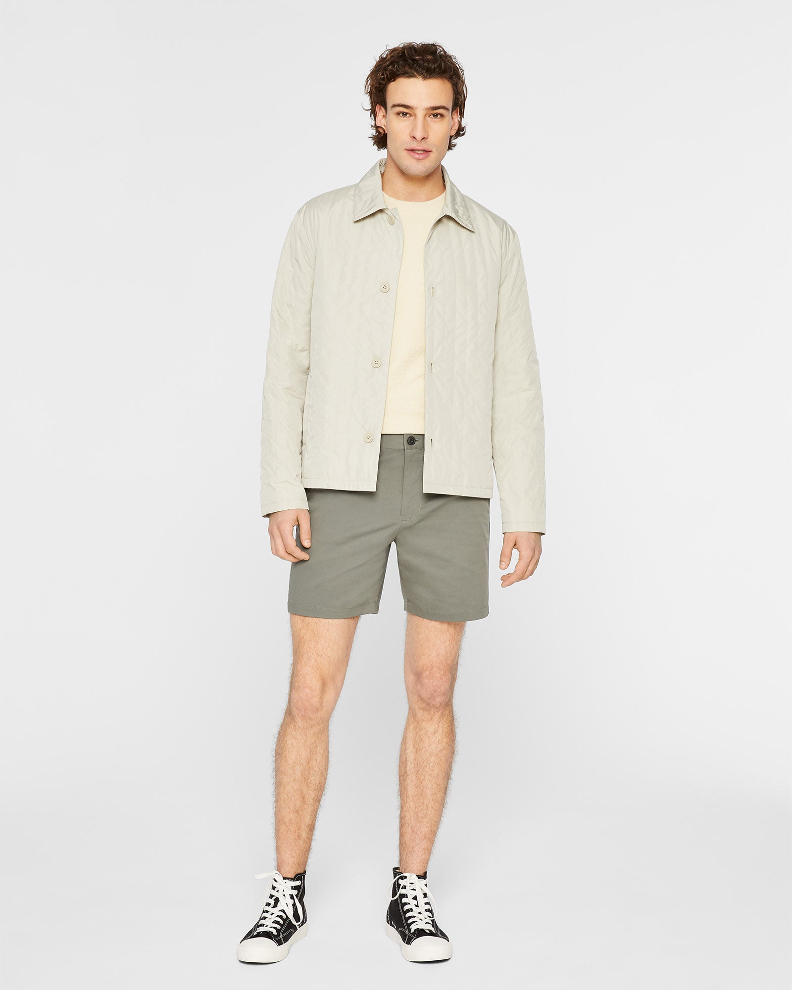 CLUB MONACO - Baxter Travel 7" Short - Iron Grey